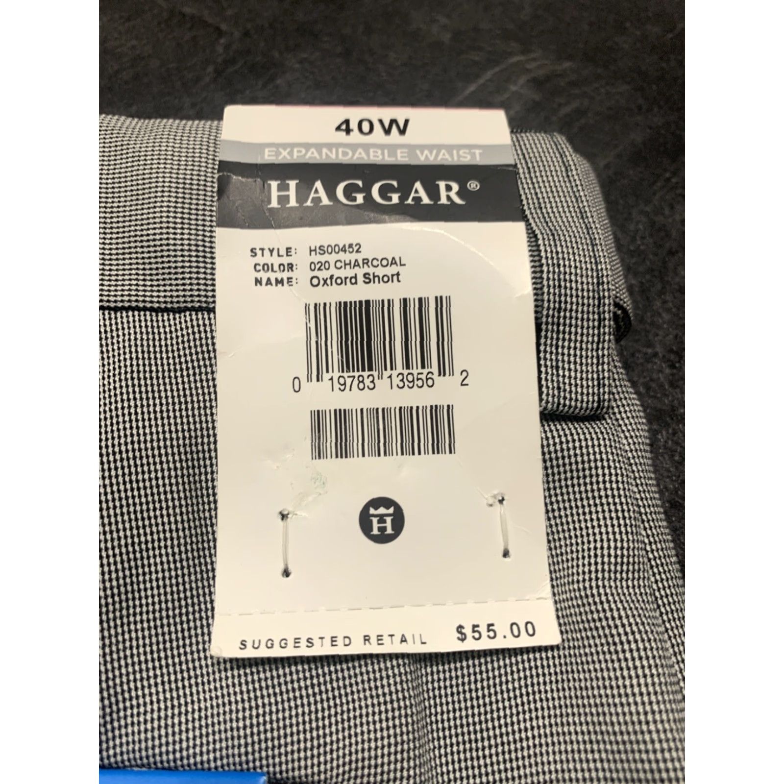 Haggar Haggar Men's Golf Shorts 40 W Gray Flat Front Chino Stretch UV Protection Cool 18 Pro Men Size US 40 / EU 56 - 3 Thumbnail