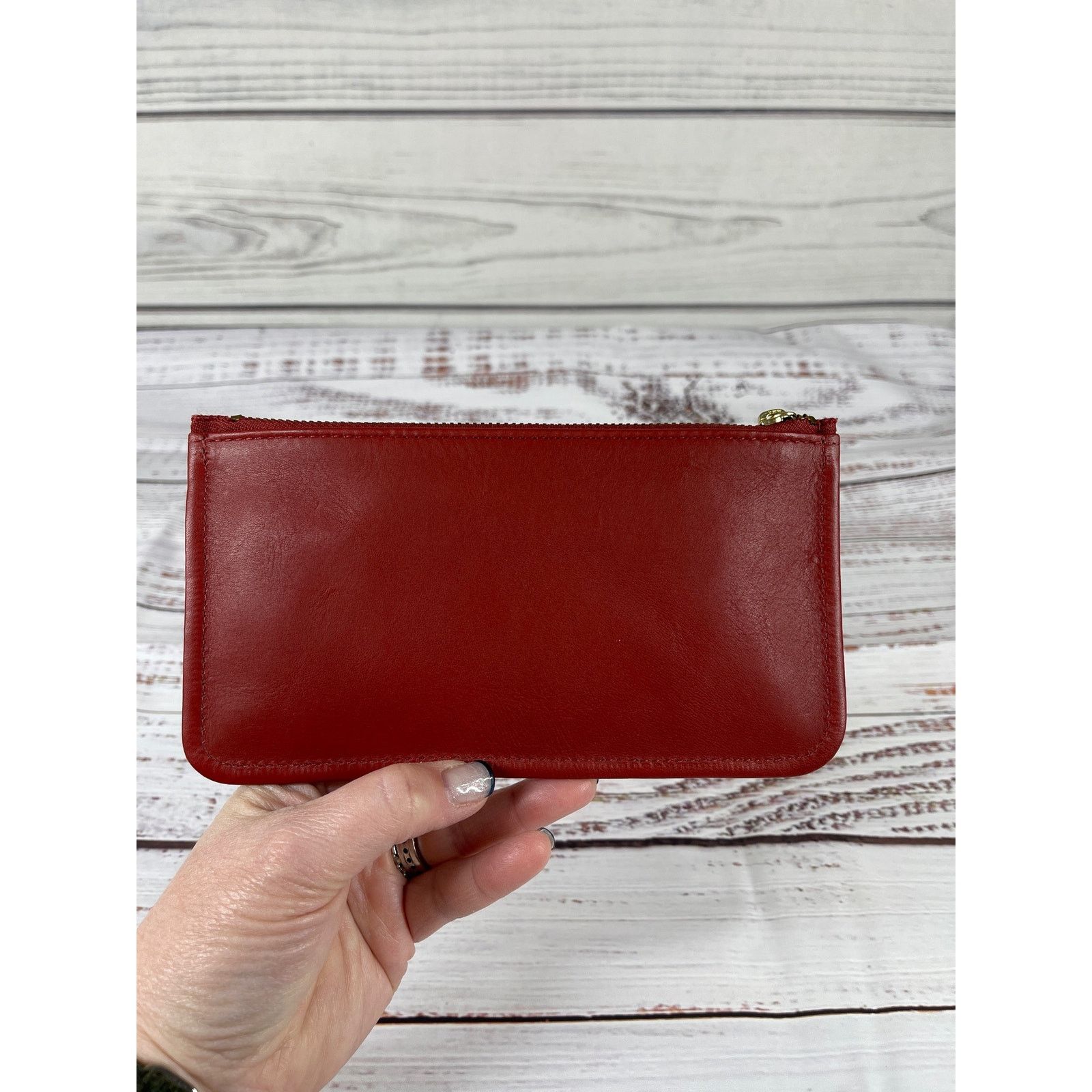 Coach COACH Vintage Leather Red Skinny Case No 7170 New with Box Size ONE SIZE - 2 Thumbnail