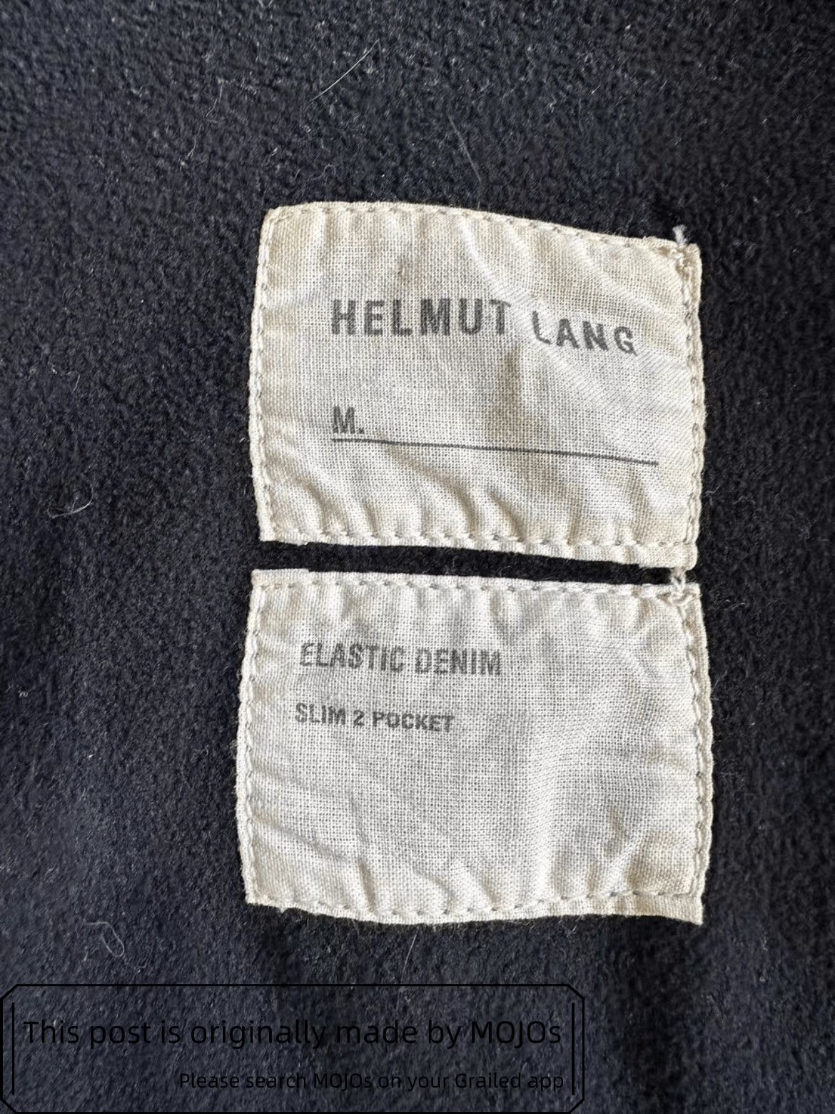 Helmut Lang Helmut Lang Elastic Denim Slim 2 Pocket Jacket mojos Size US M / EU 48-50 / 2 - 6 Thumbnail