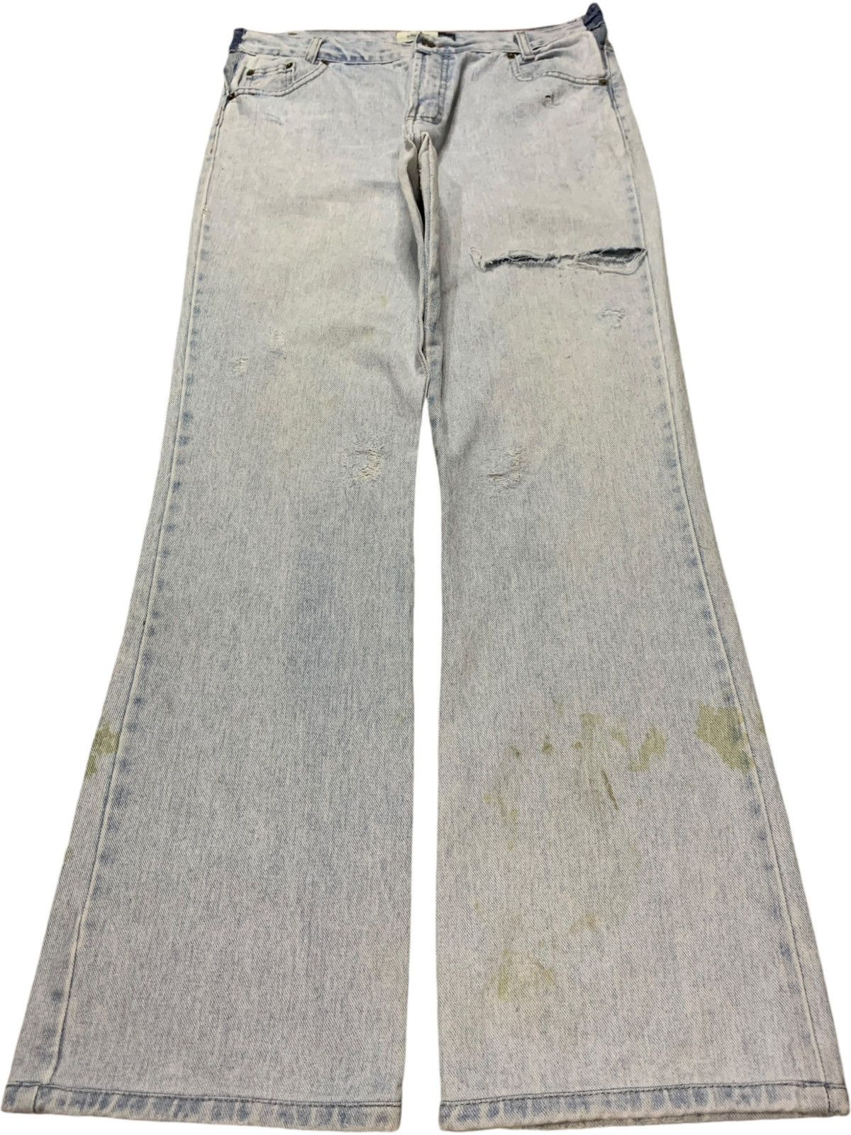 Japanese Brand Vintage Japanese Brand Light Wash High Rise Bootcut Jeans Size 34" / US 12 / IT 48 - 1 Thumbnail