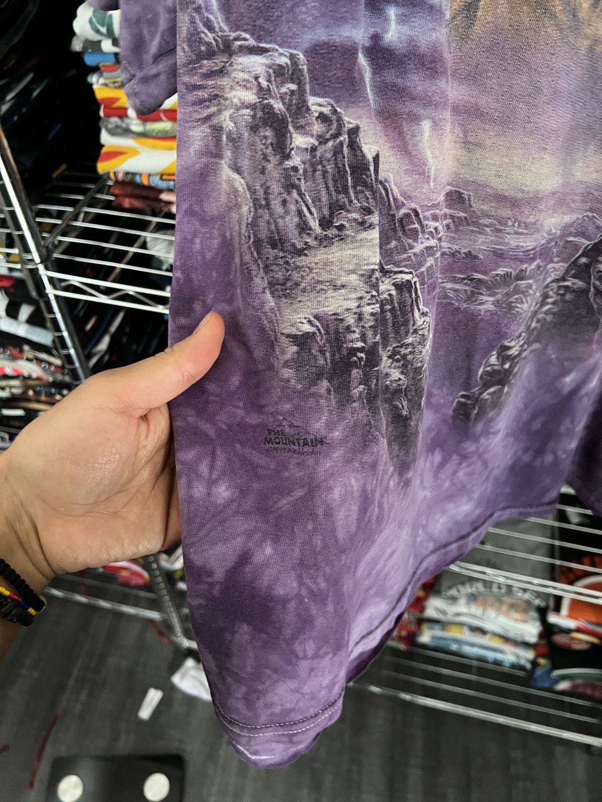 The Mountain 1999 Native American Lightning Fantasy Tee Art Tie Dye Size US XL / EU 56 / 4 - 3 Thumbnail