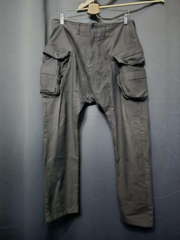 image of Archival Clothing x Julius Fw10 Gothik Goth_Ik Gasmask Pants Gas Mask in Brown, Men's (Size 32)