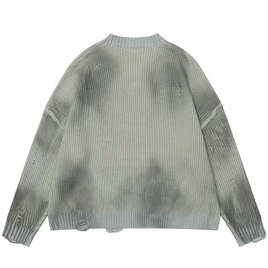 Other Retro Distressed Hole Knitted Hip Hop Vintage Sweater Size US XL / EU 56 / 4 - 2 Thumbnail