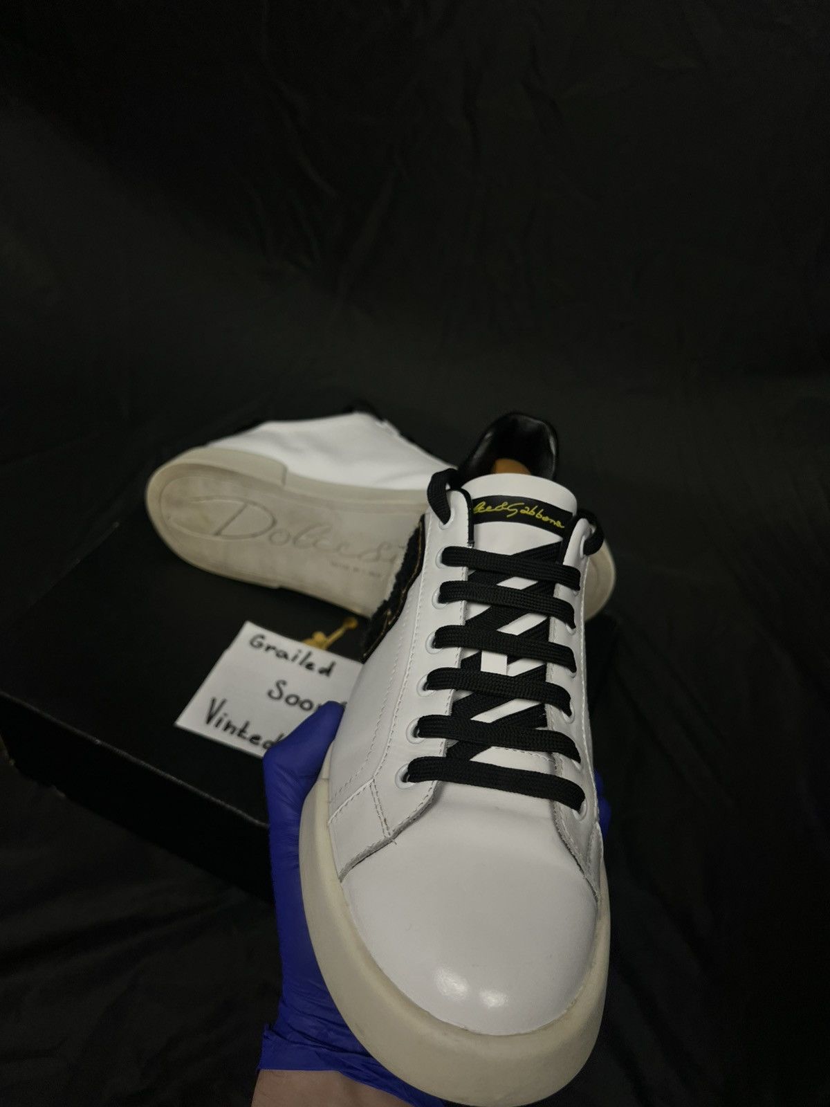 Dolce & Gabbana Dolce & Gabbana sneakers white low top old money Size US 9.5 / EU 42-43 - 5 Thumbnail