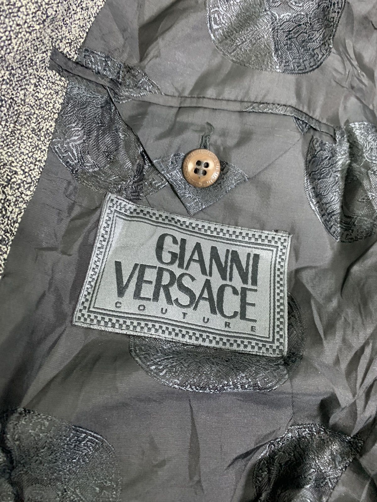 Vintage Vintage 90’s Gianni Versace Couture Blazer jacket Size US L / EU 52-54 / 3 - 9 Thumbnail