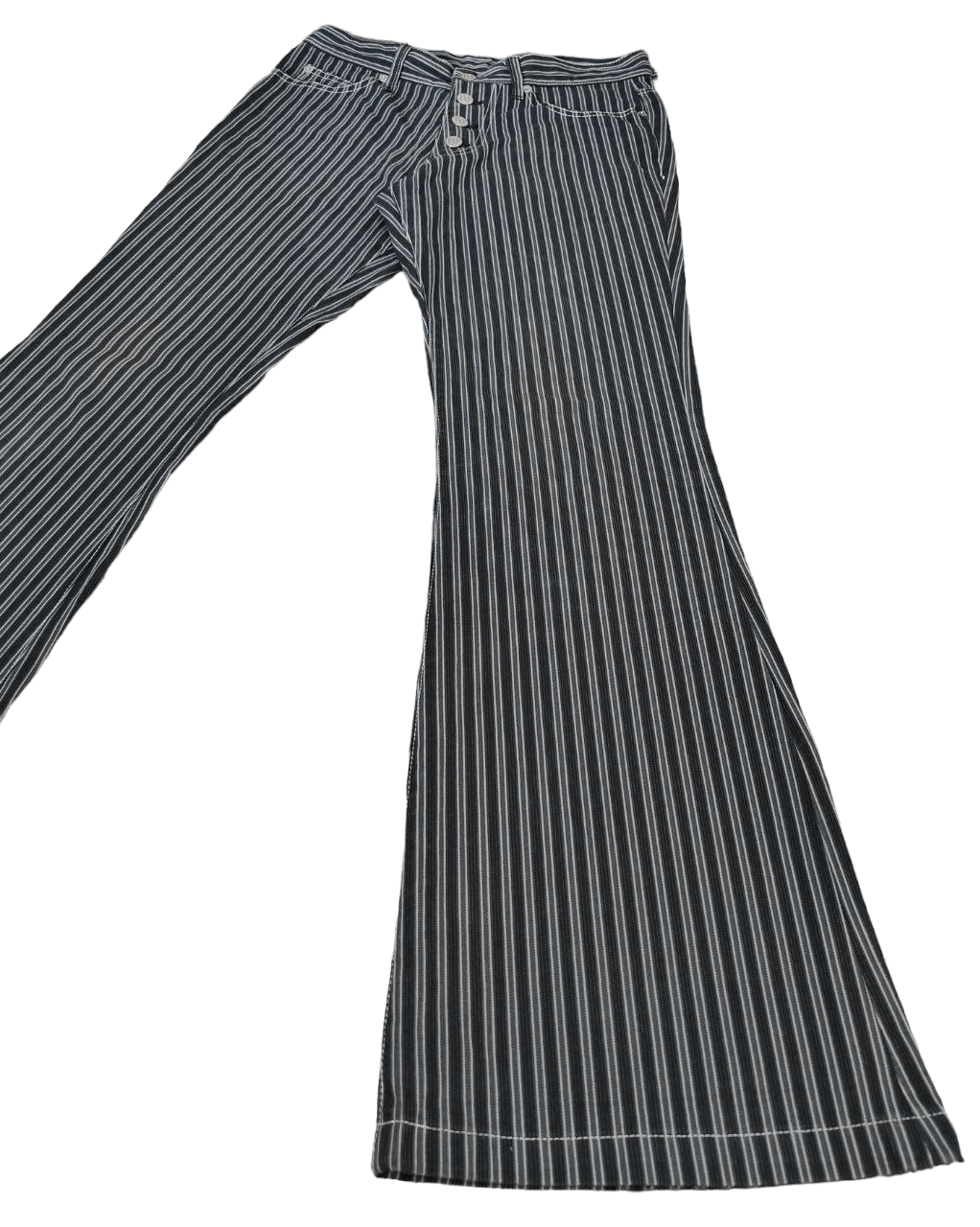 Tornado Mart Tornado Mart Stripe Flare Pant Size US 30 / EU 46 - 4 Thumbnail