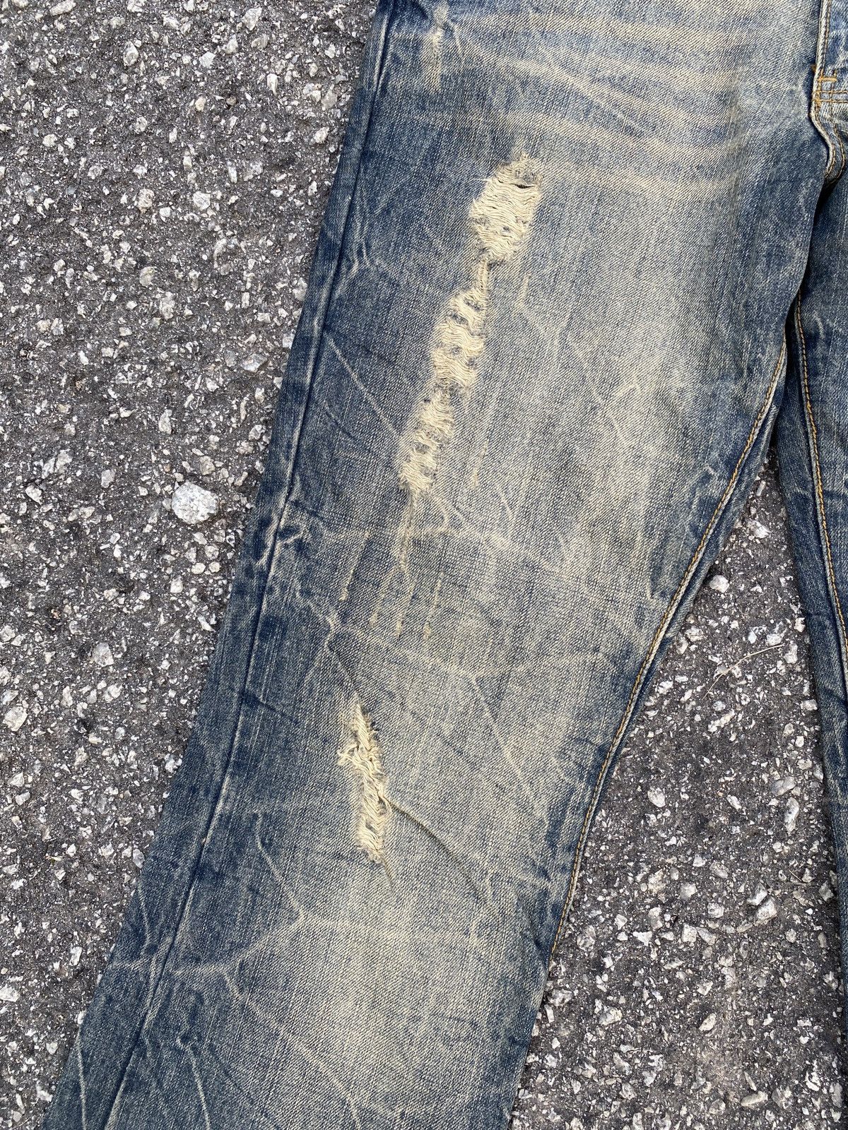 Japanese Brand Japanese Brand Semantics Design Flare Distressed Denim Size US 32 / EU 48 - 6 Thumbnail