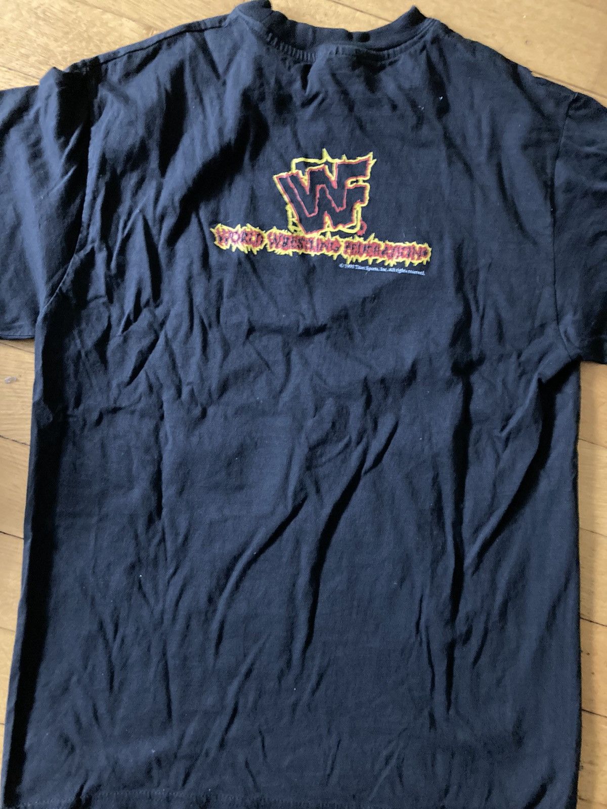 Vintage × WWF Vintage 90s WWF 1998 Kane burning Crosses wrestling t shirt Size US M / EU 48-50 / 2 - 2 Thumbnail