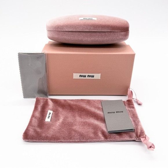 Miu Miu NEW MIU MIU MU56ZS 5AK09Z GEOMETRIC SMU 56Z 5AK09Z GOLD MU 5 Size ONE SIZE - 10 Thumbnail
