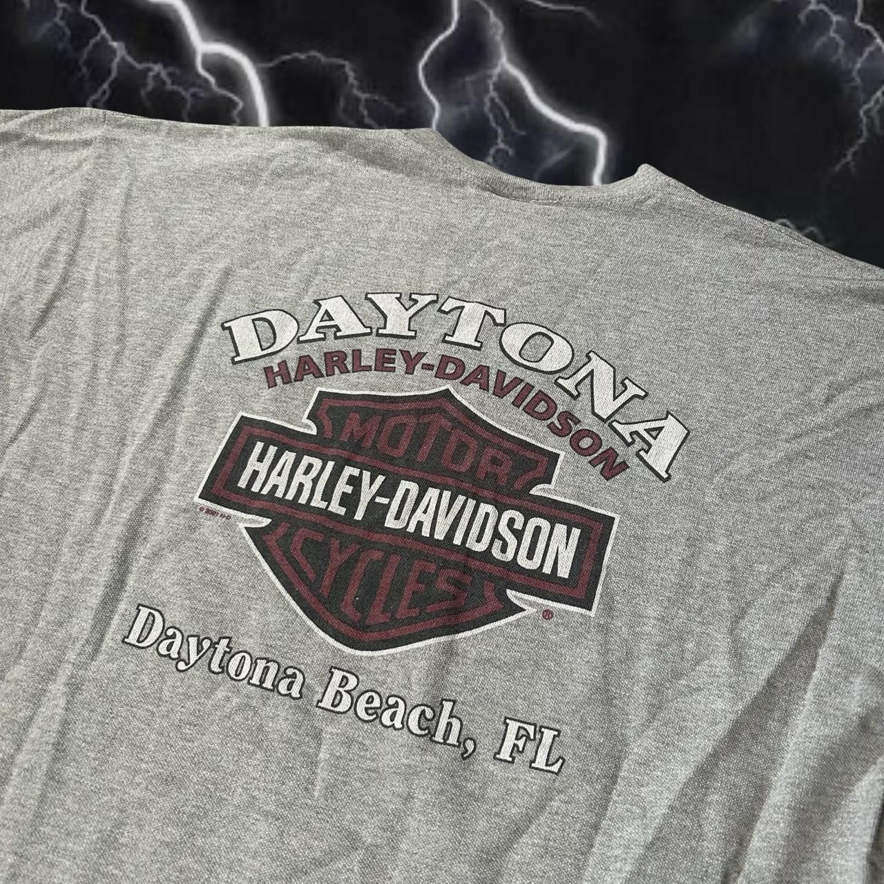 Harley Davidson 2000s streetwear skater daytona beach harley davidson tee Size US XL / EU 56 / 4 - 5 Thumbnail