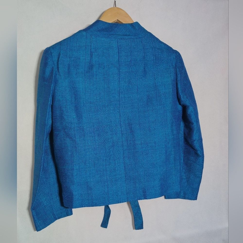 Other Montessoris Atelier Wakatsuki Sz L Blue Tie-Waist Jacket Ha Size L / US 10 / IT 46 - 4 Thumbnail