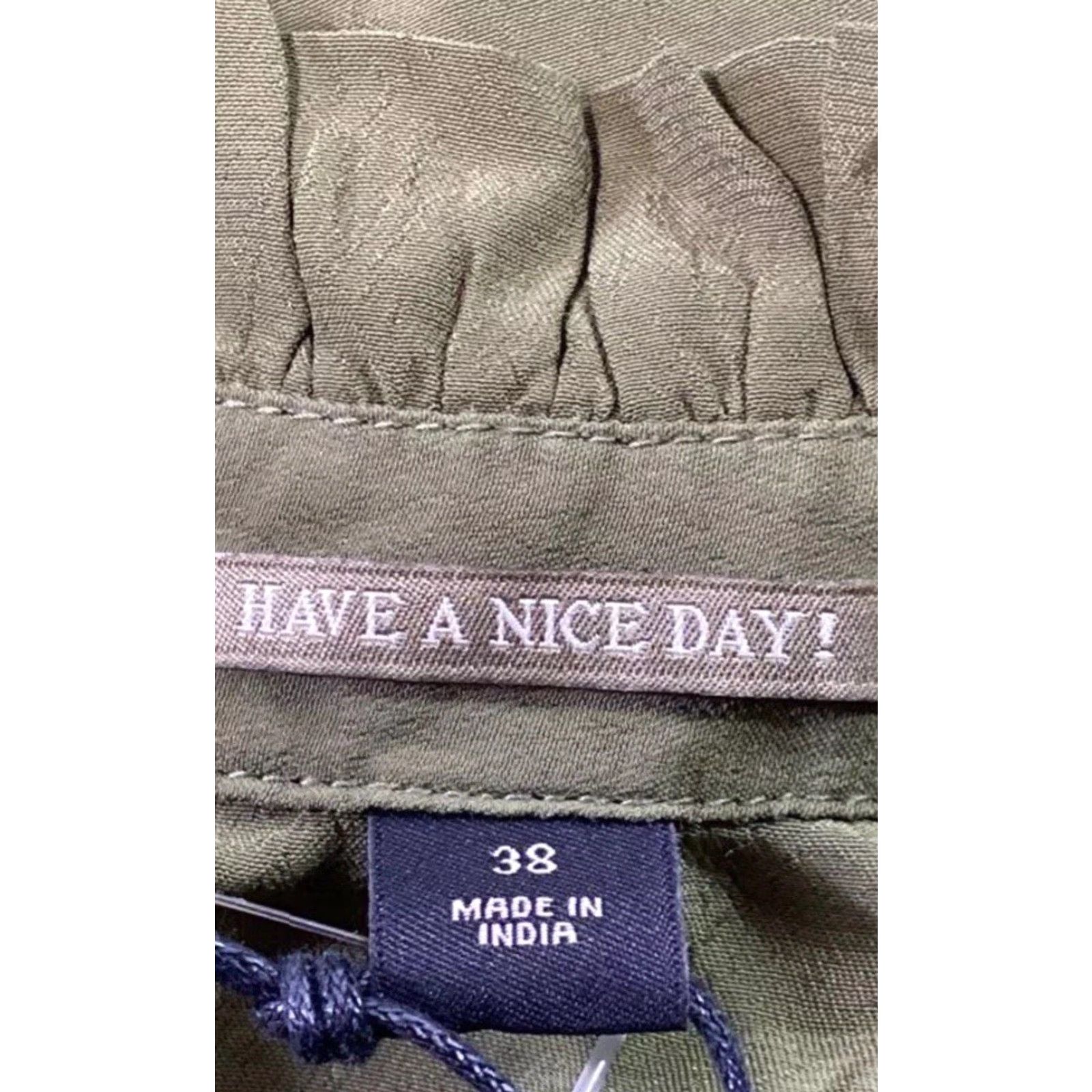Scotch & Soda NEW NWT Women’s Scotch&Soda Olive Viscose Ruffle Tiered Everyday Dress Size 38 Size XS / US 0-2 / IT 36-38 - 4 Thumbnail