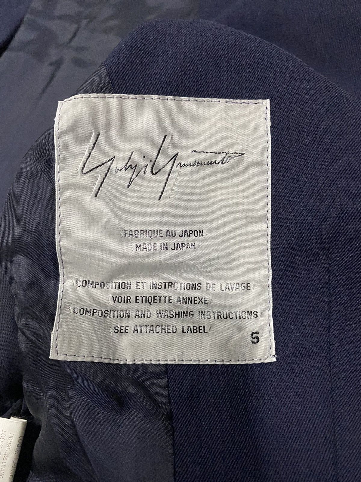 Yohji Yamamoto 🔥Sick🔥Yohji Yamamoto Asymetrical Runway Fashion Week Coat Size US S / EU 44-46 / 1 - 8 Thumbnail