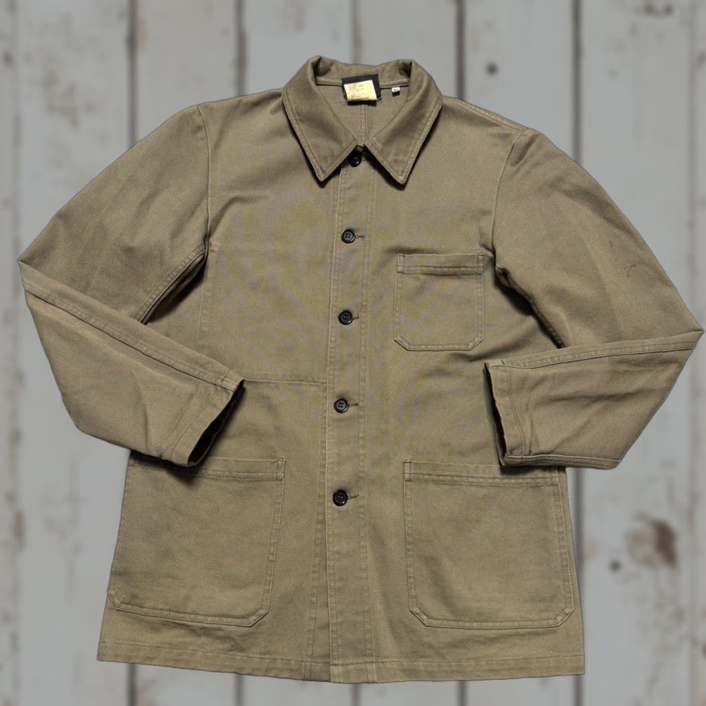 Vetra Vetra Chore Jacket Unisex Adults Regular 42 Cotton See Photos Distressed France Euro 42 Size US XS / EU 42 / 0 - 1 Thumbnail