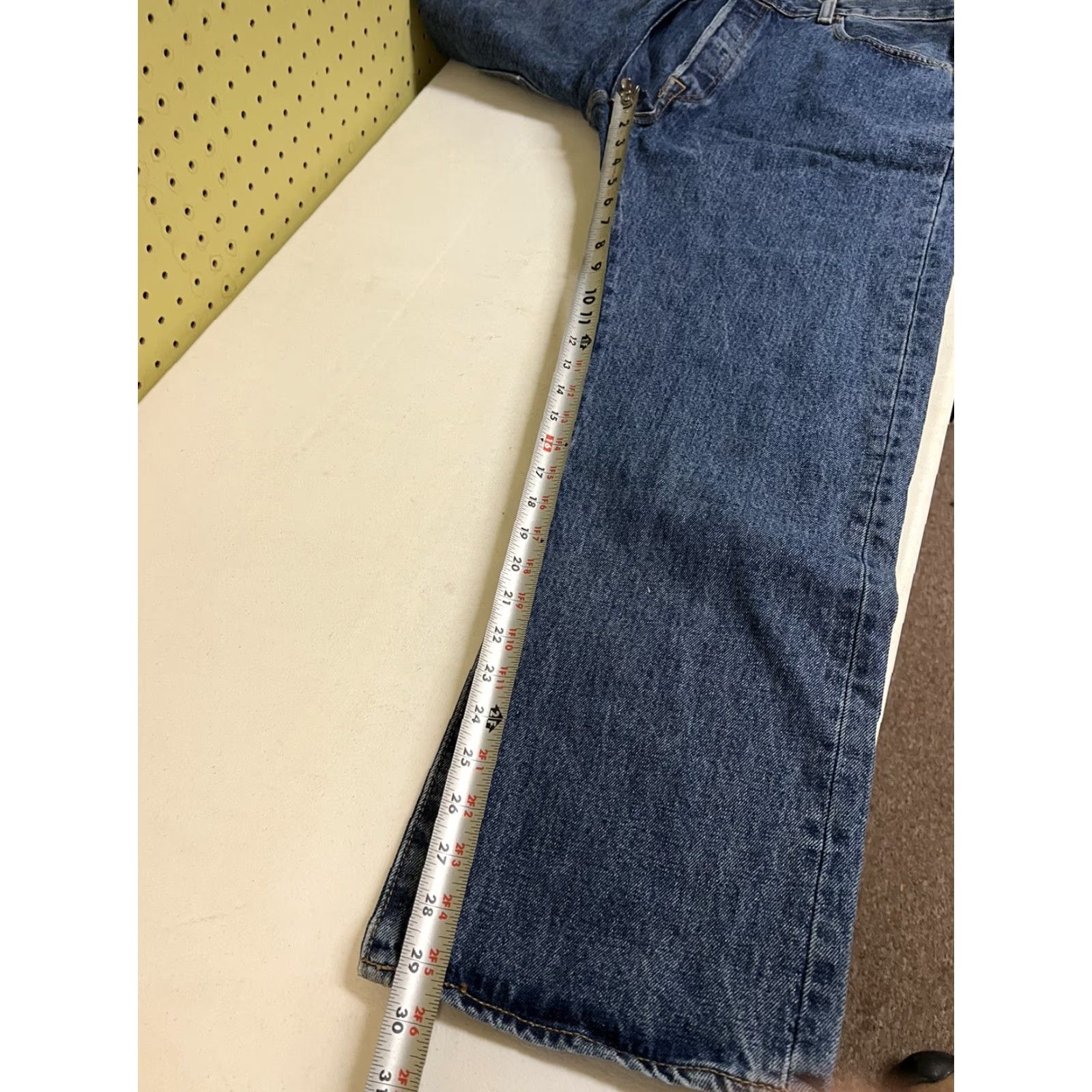 Levi's Levi's 501 Original Straight Jeans Mens 38x29 Medium Blue Denim Size US 38 / EU 54 - 7 Thumbnail