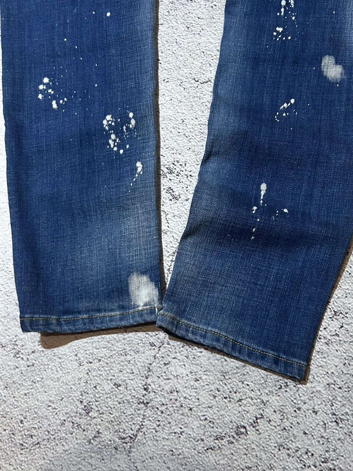 Dsquared2 DSQ2 Dsquared2 Slim Jean “D-6190” Distressed Paint-Splatter Size US 32 / EU 48 - 13 Thumbnail