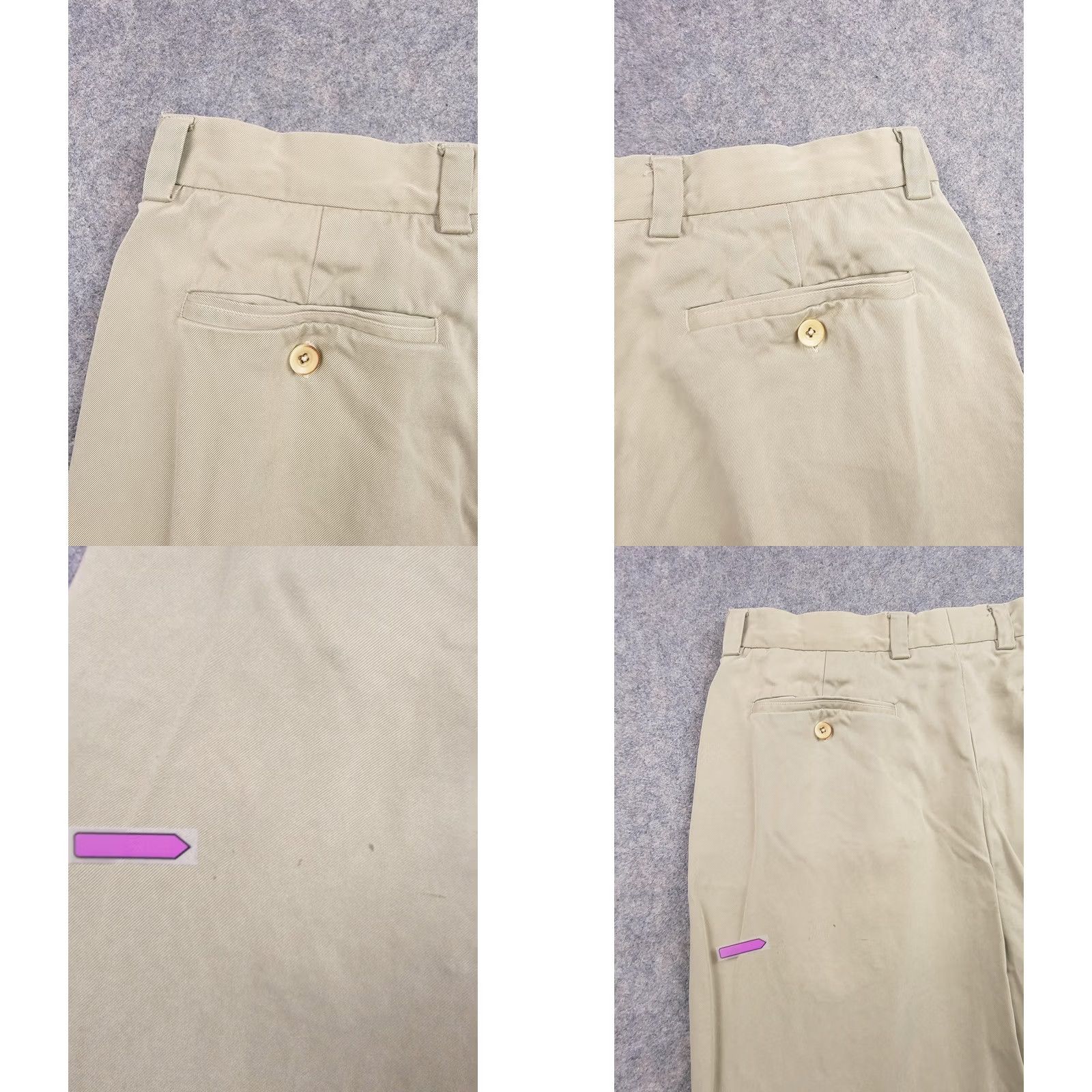 Tommy Bahama Tommy Bahama Pants Mens 36x27 Silk Pleated Dress Casual Lightweight Khaki Beige Size US 36 / EU 52 - 8 Thumbnail