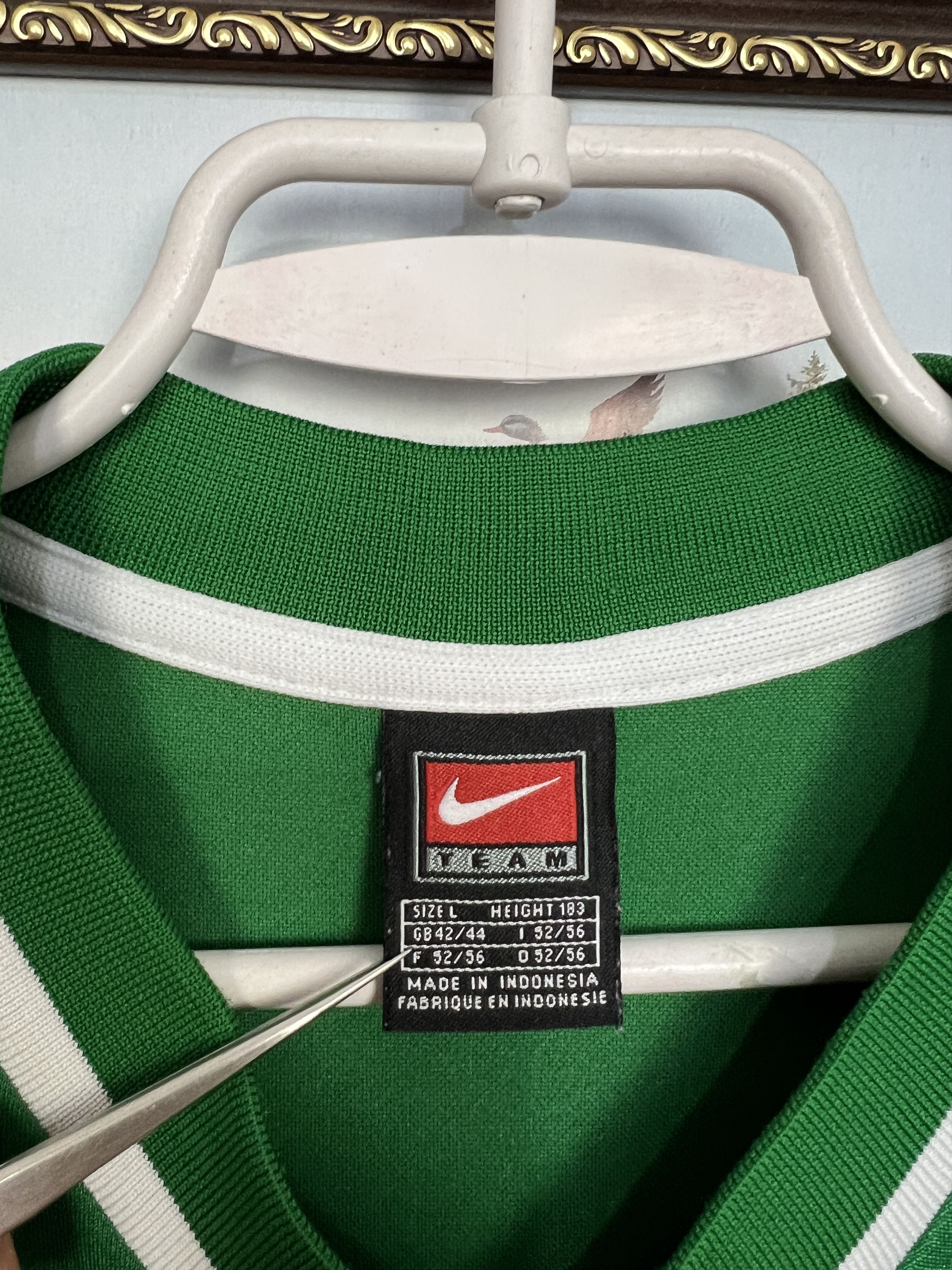 Nike Nigeria Football Template Shirt Long Sleeve Jersey Trikot Size US L / EU 52-54 / 3 - 8 Thumbnail