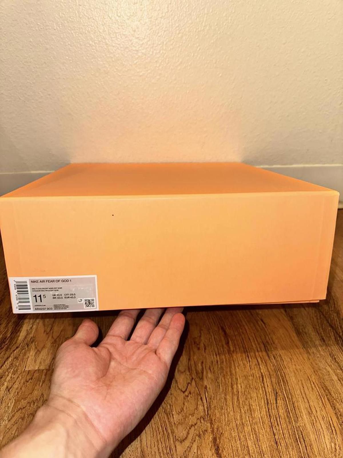 Nike Air Fear of God 1 String Off-Noir Friends & Family Size US 11.5 / EU 44-45 - 12 Thumbnail