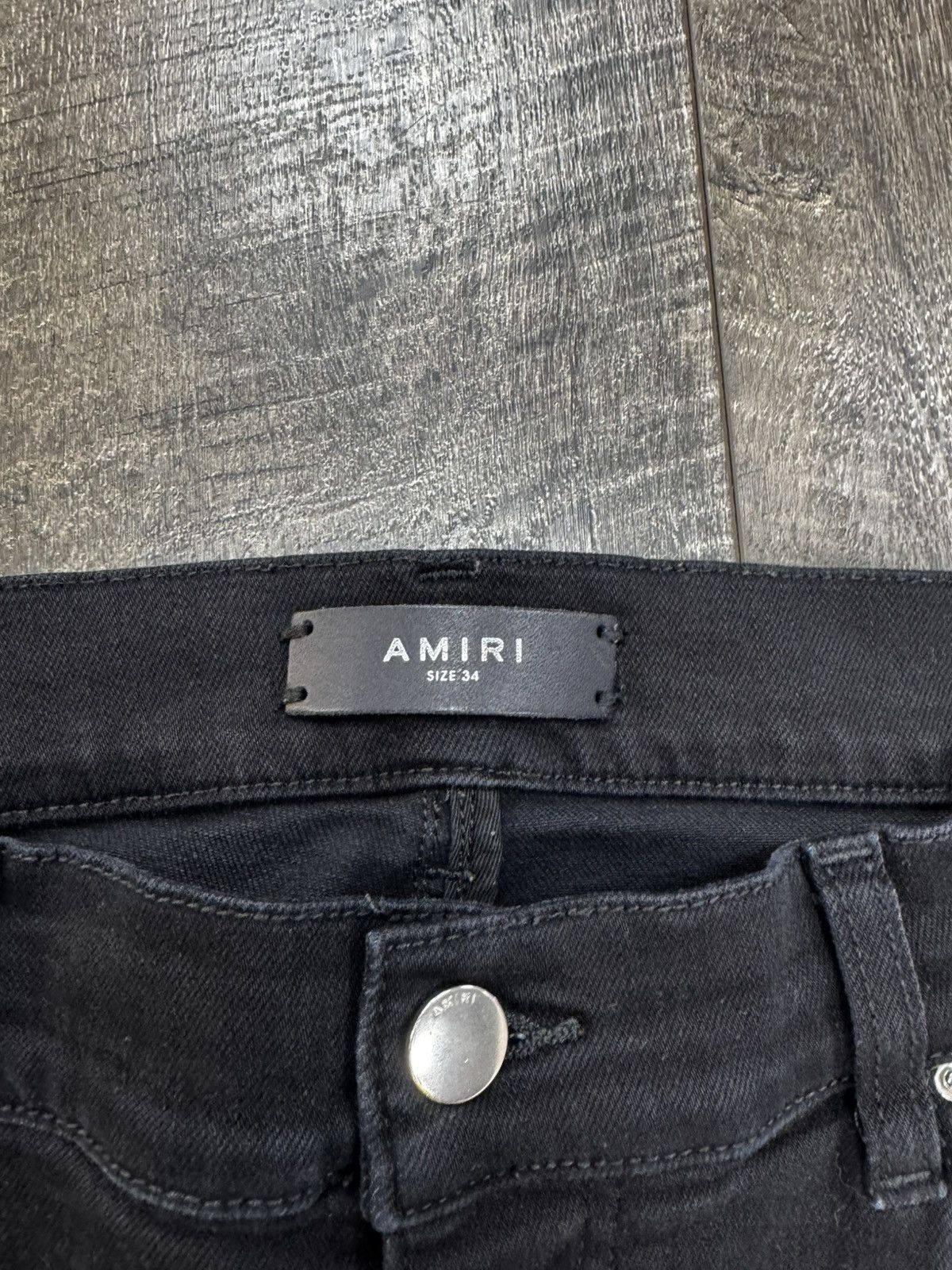 Amiri Black Distressed Jeans Size US 34 / EU 50 - 3 Thumbnail