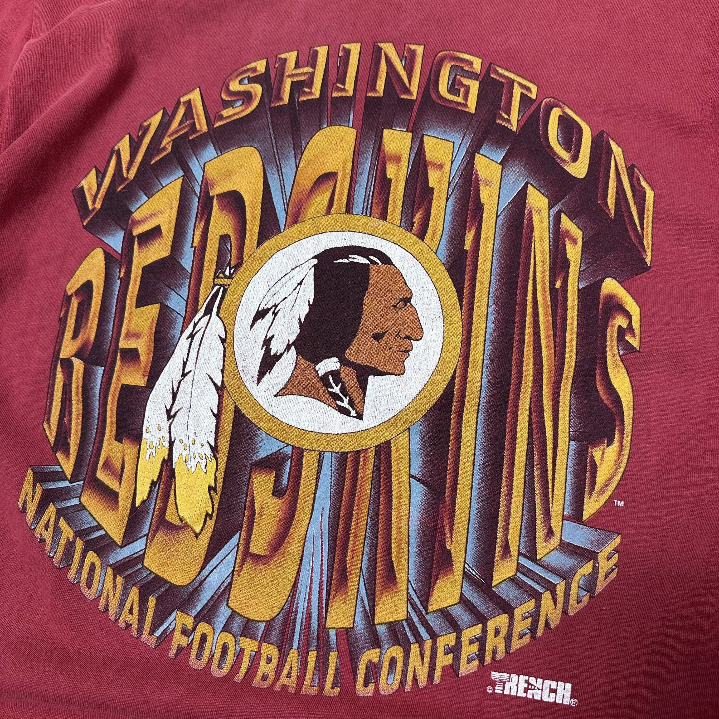 Vintage Vintage Streetwear Oversize Washington Redskins T-shirt 90s Size US L / EU 52-54 / 3 - 2 Thumbnail