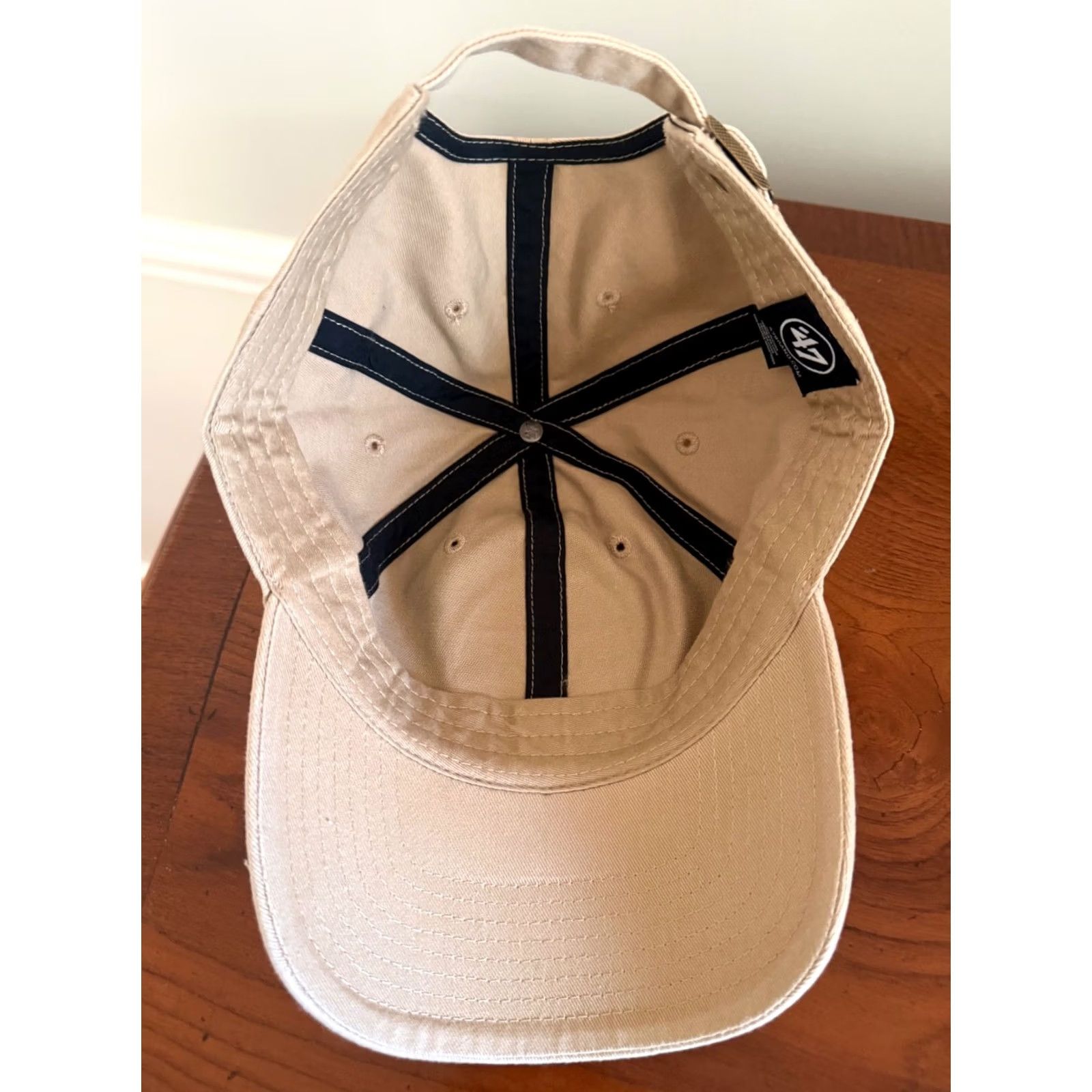 Jeep VINTAGE Jeep Hat ’47 Brand OSFA Tan Strapback Adjustable Wrangler NEW Casual Unisex Adults Baseball Cap Brown Cotton Retro 80s Cars Outdoor Theme Size ONE SIZE - 4 Thumbnail