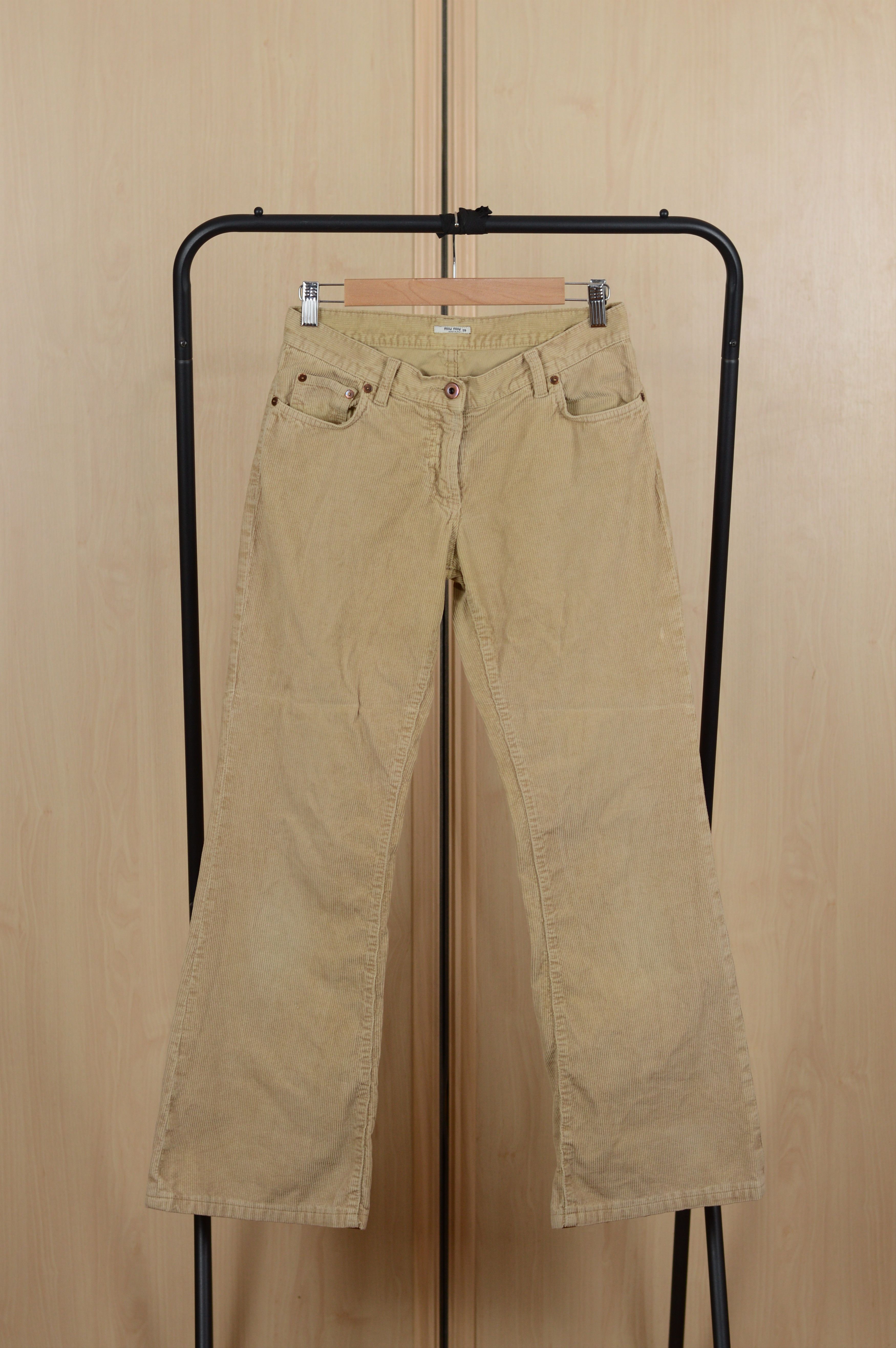 Miu Miu Miu Miu Cordurouy trousers pant Size 30" / US 8 / IT 44 - 1 Thumbnail