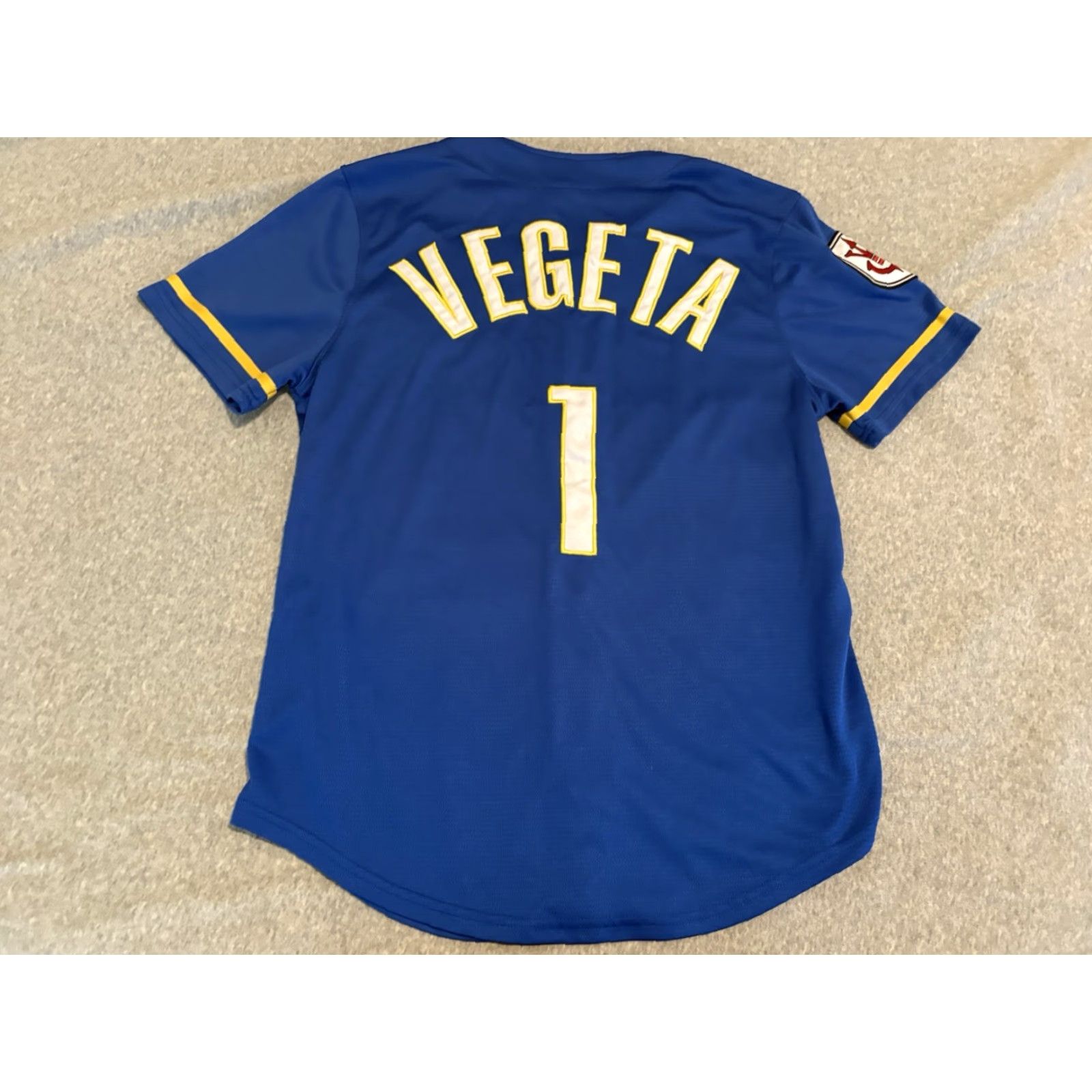 Vintage Box Lunch Dragon Ball Z Planet Vegeta Blue Baseball Jersey Shirt M Art Anime Vegeta Mens Size US M / EU 48-50 / 2 - 5 Thumbnail