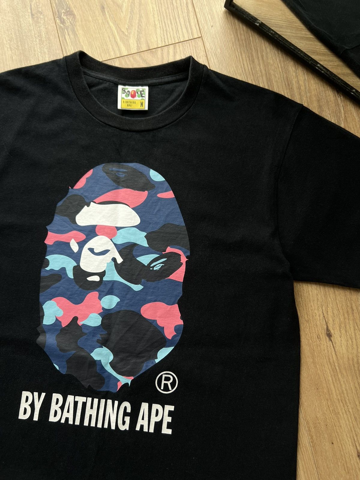 Bape BAPE CAMO HEAD COLLEGE TEE Size US M / EU 48-50 / 2 - 4 Thumbnail