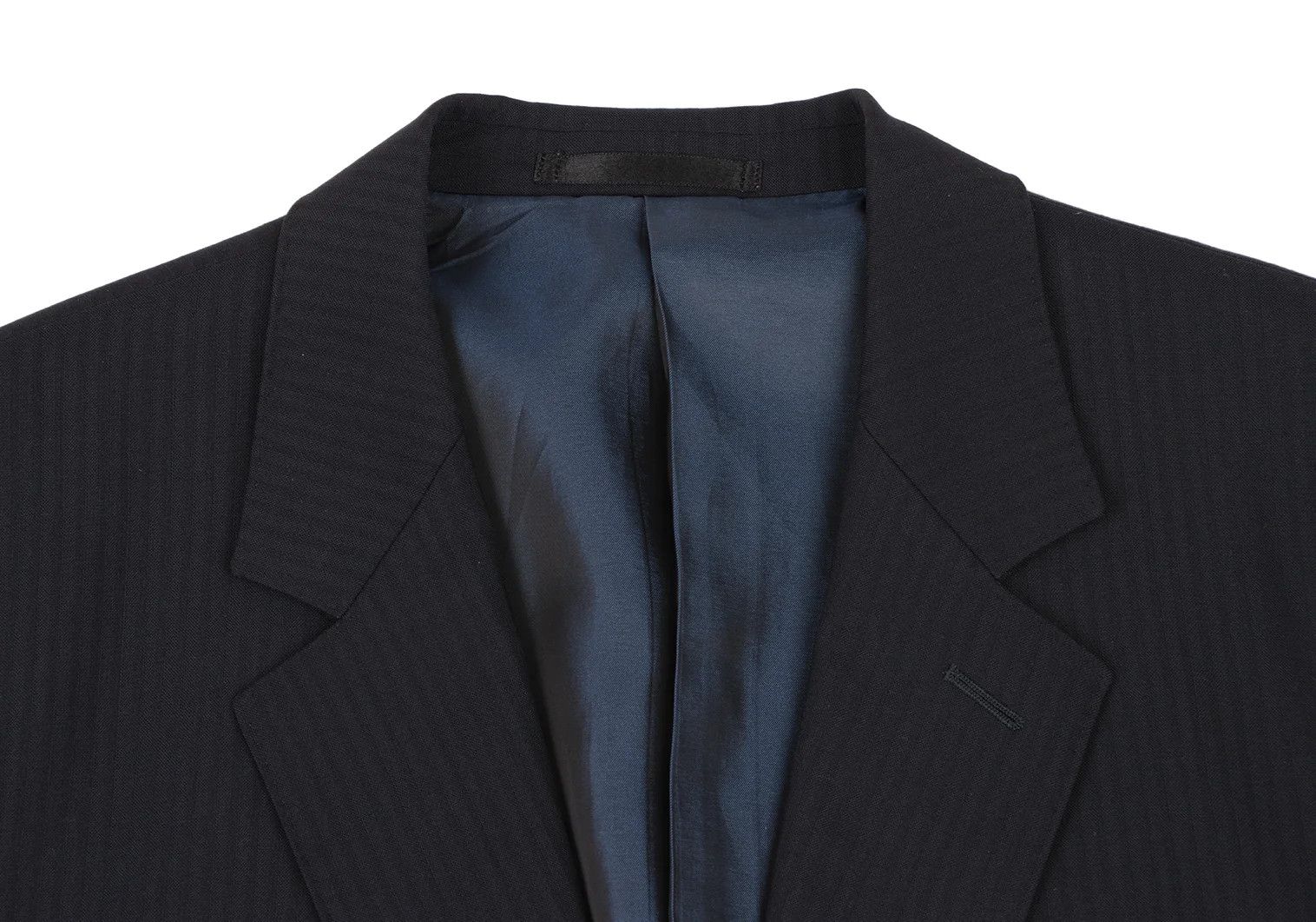agnes b. Wool Stripe 2-Button Jacket in Navy, Size 50 Size US M / EU 48-50 / 2 - 3 Thumbnail