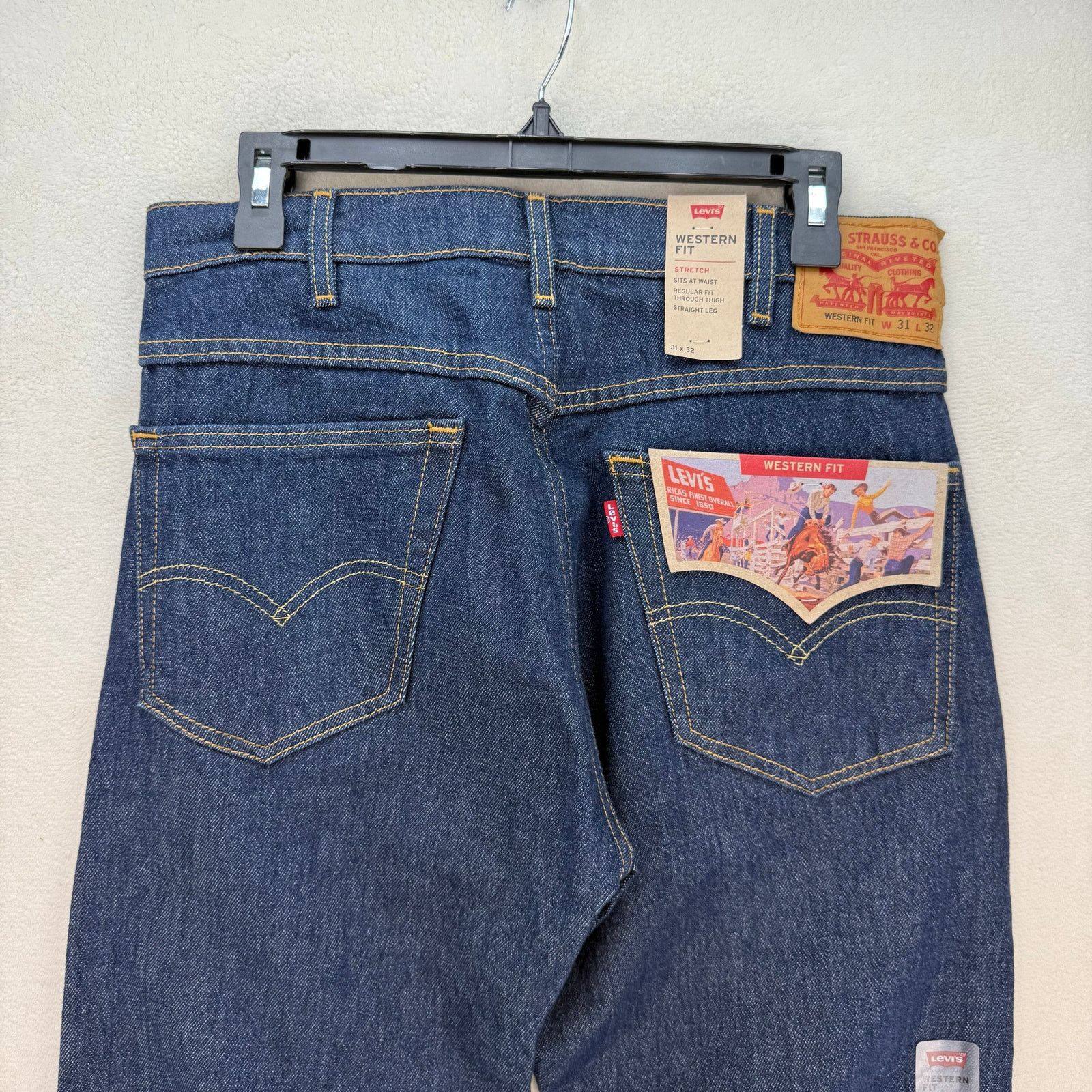 Levi's LEVI'S WESTERN FIT MEN'S 31X32 STRAIGHT BOOTCUT ON THAT MOUN Size US 31 - 6 Thumbnail