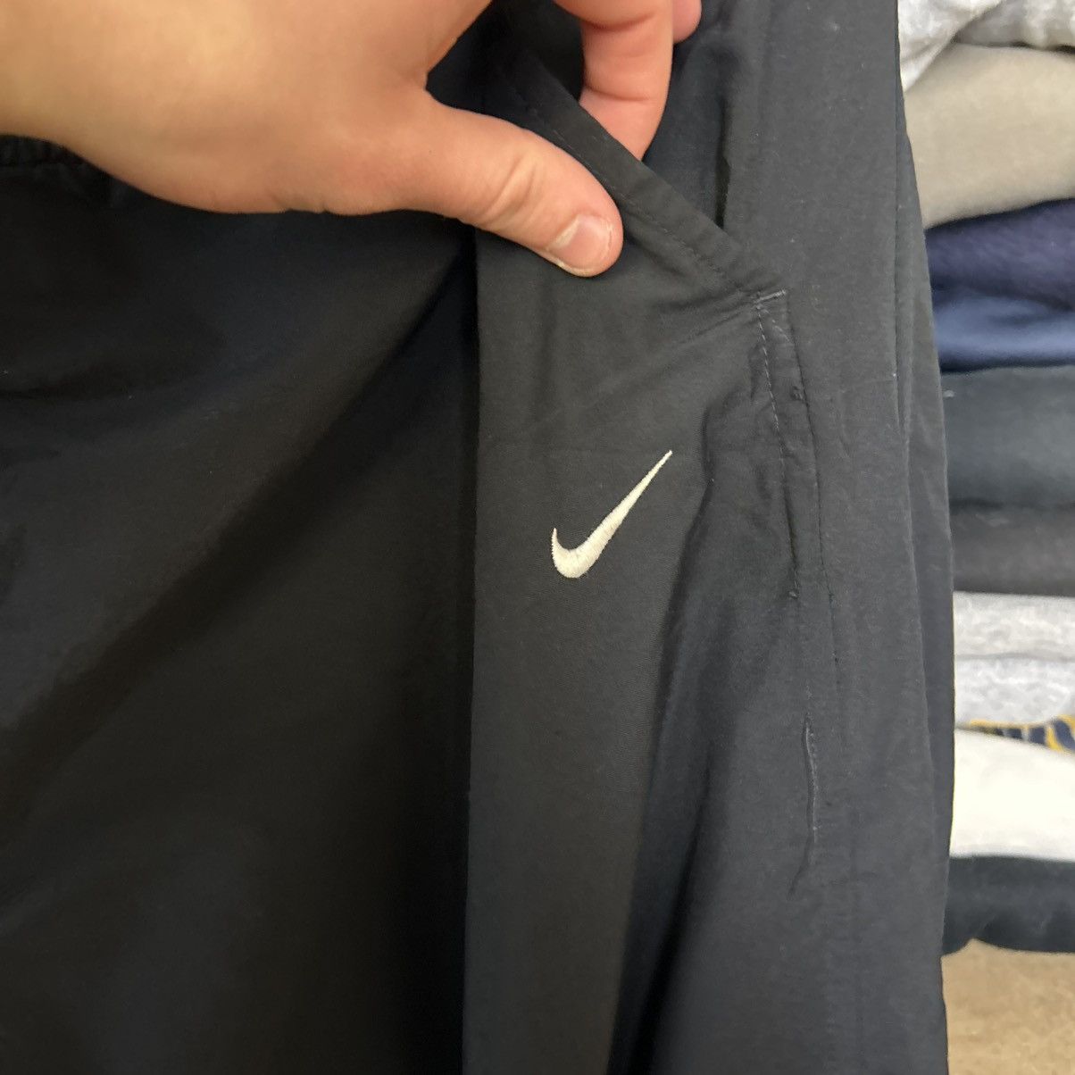 Nike Vintage Nike Small Swoosh Tracked balloon y2k pants Size US 38 / EU 54 - 6 Thumbnail