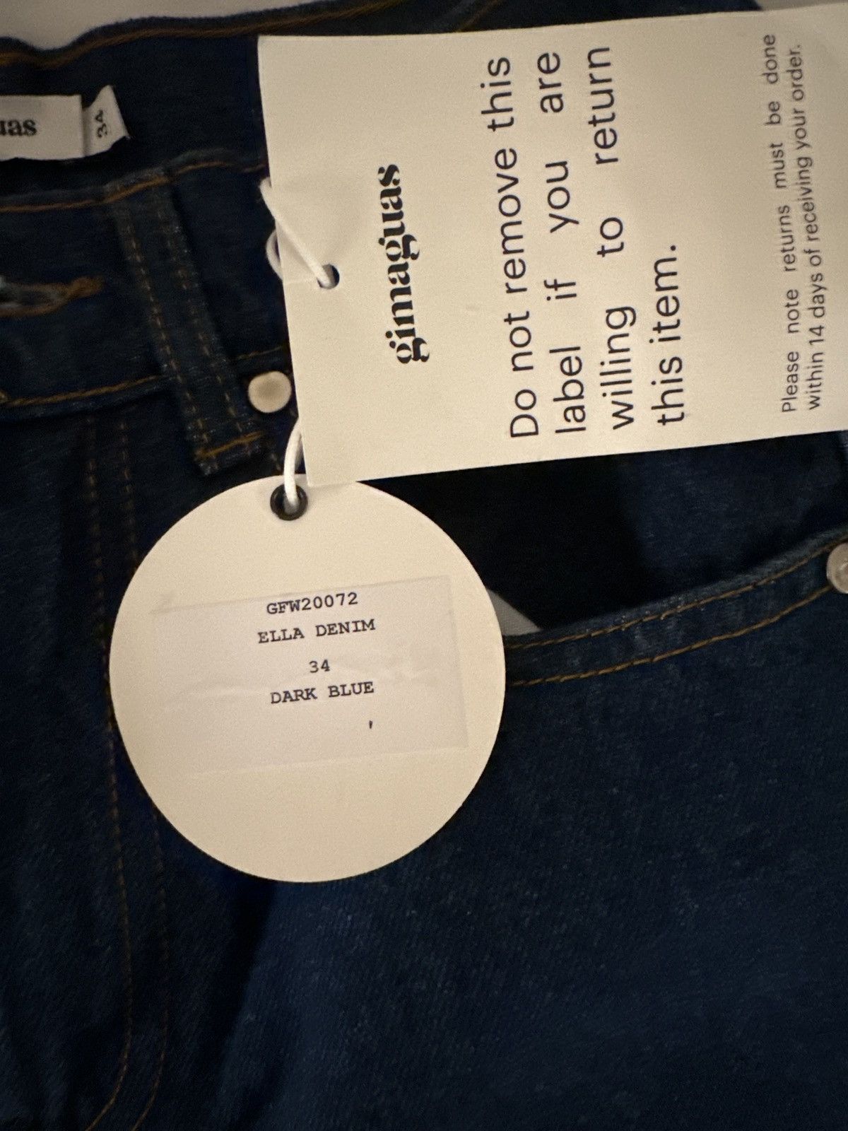 Gimaguas Gimaguas Bootcut Jeans Size 23" - 6 Thumbnail