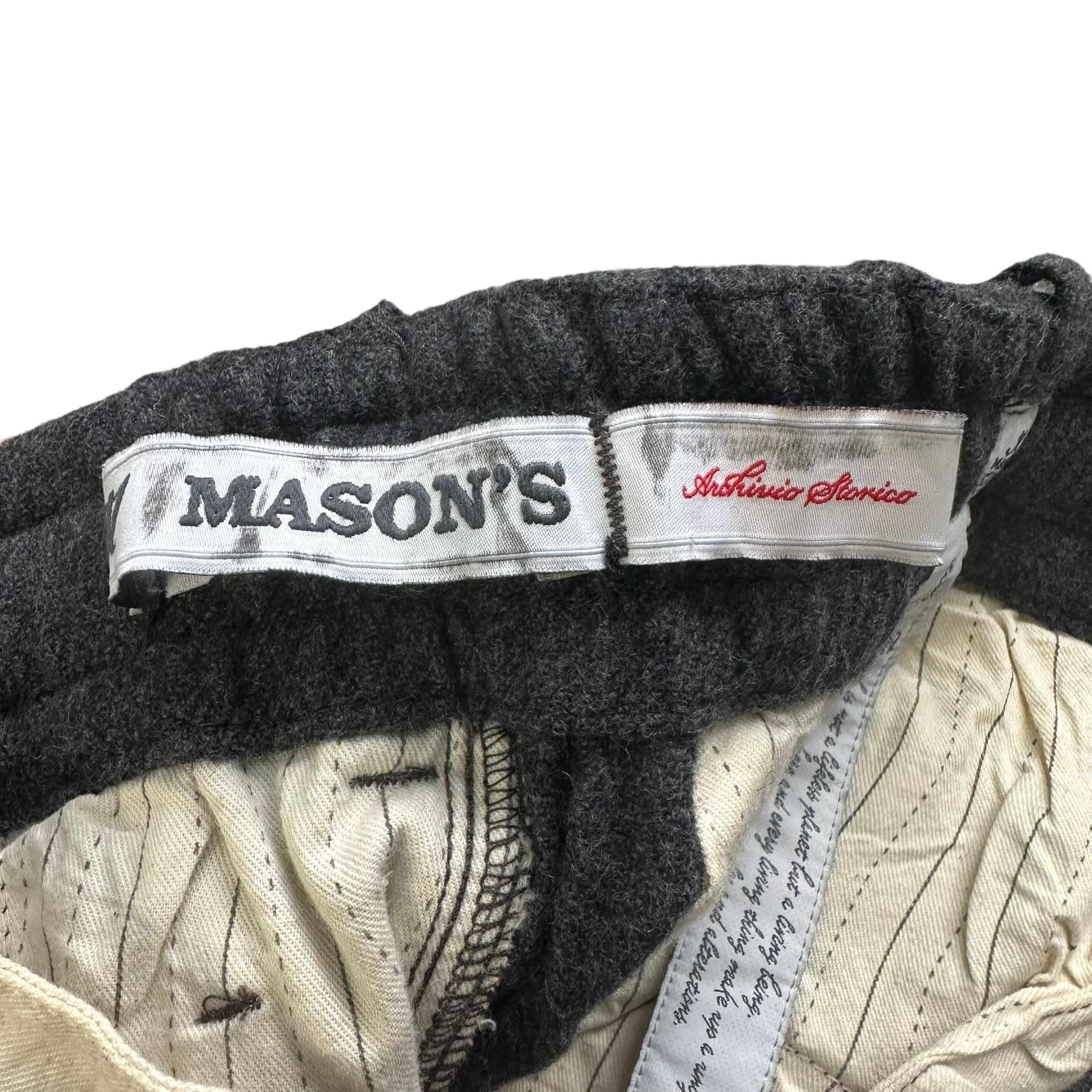 Mason's MASON'S ARCHIVO STORICO WOOL CARGO SWEATPANT #7902-189 Size US 36 / EU 52 - 7 Thumbnail