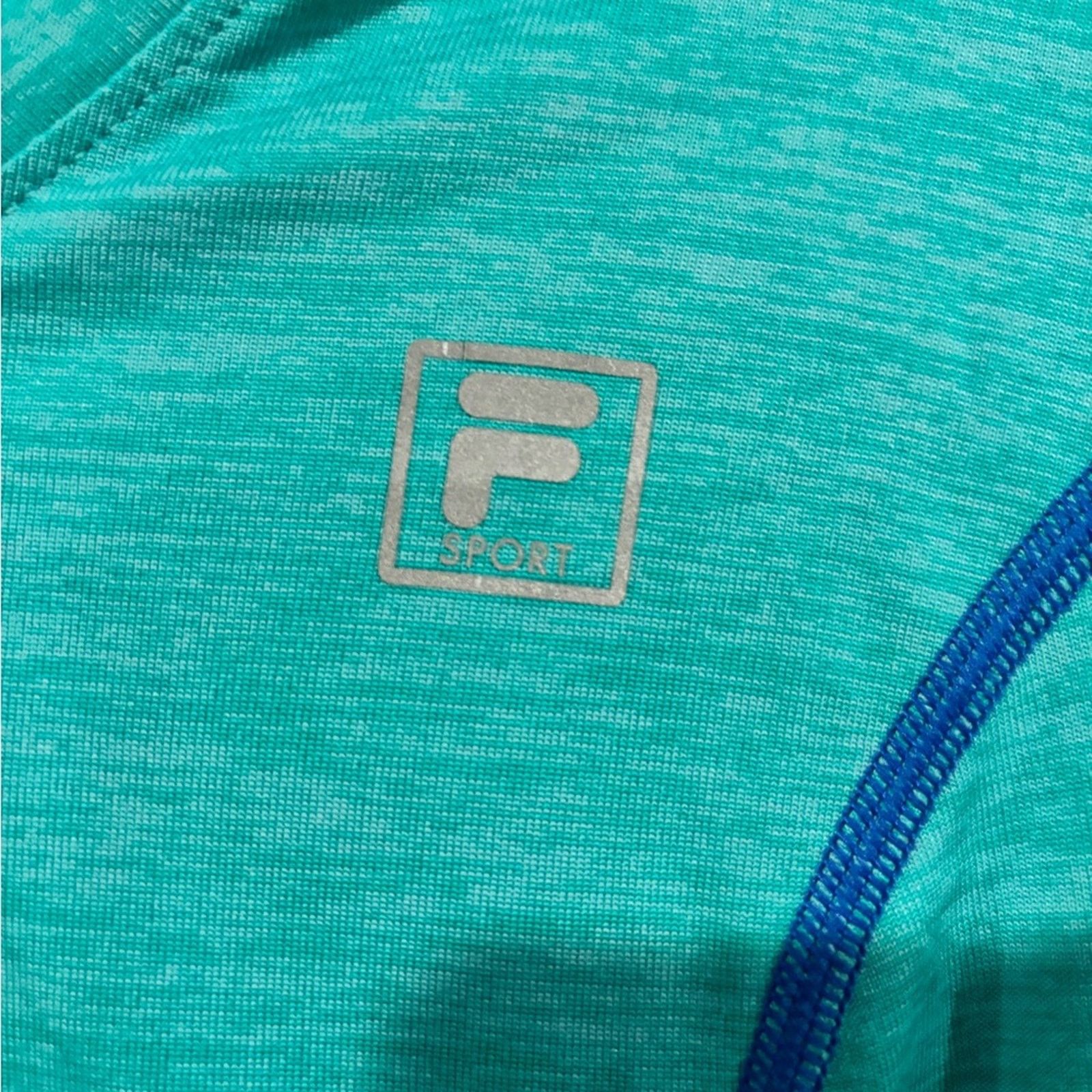 Fila Fila Women's Turquoise Short Sleeve Tee Size M / US 6-8 / IT 42-44 - 3 Thumbnail