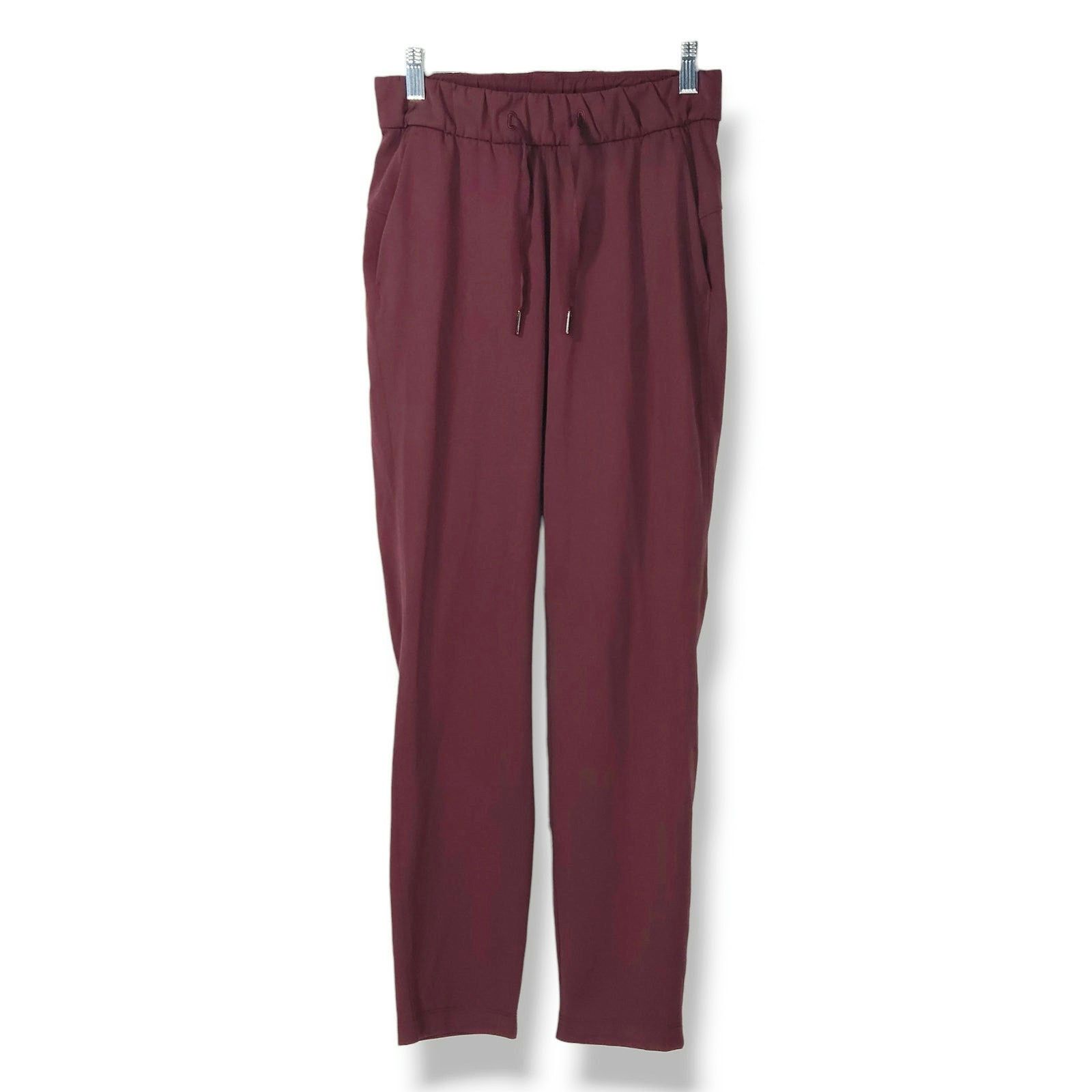 Lululemon Lululemon On The Fly Pant Tapered Burgundy Redwood 2 Size 26" / US 2 / IT 38 - 3 Thumbnail