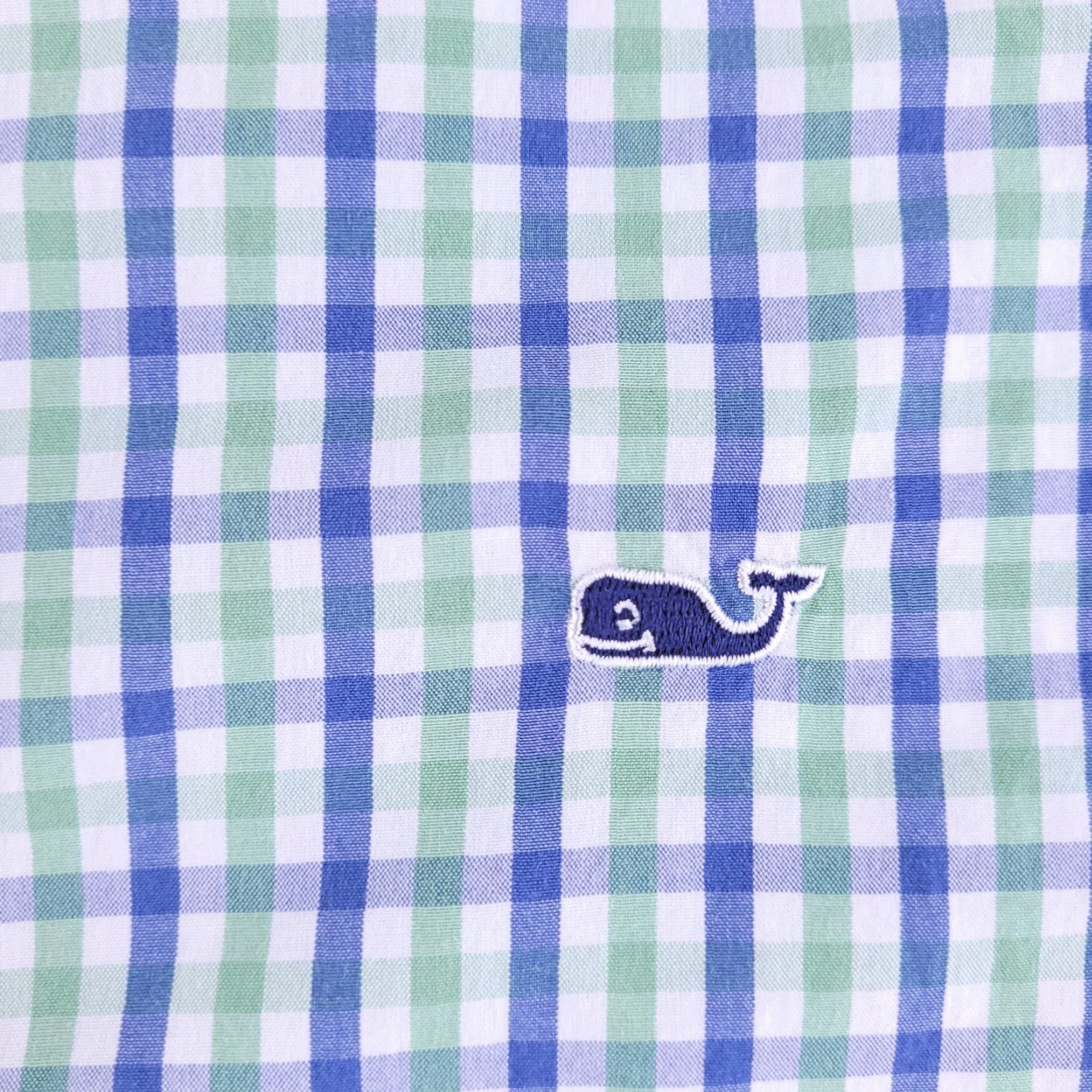 Vineyard Vines Vineyard Vines Shirt Mens Small Green Check Casual Whale Cotton Long Sleeve Size US S / EU 44-46 / 1 - 2 Thumbnail
