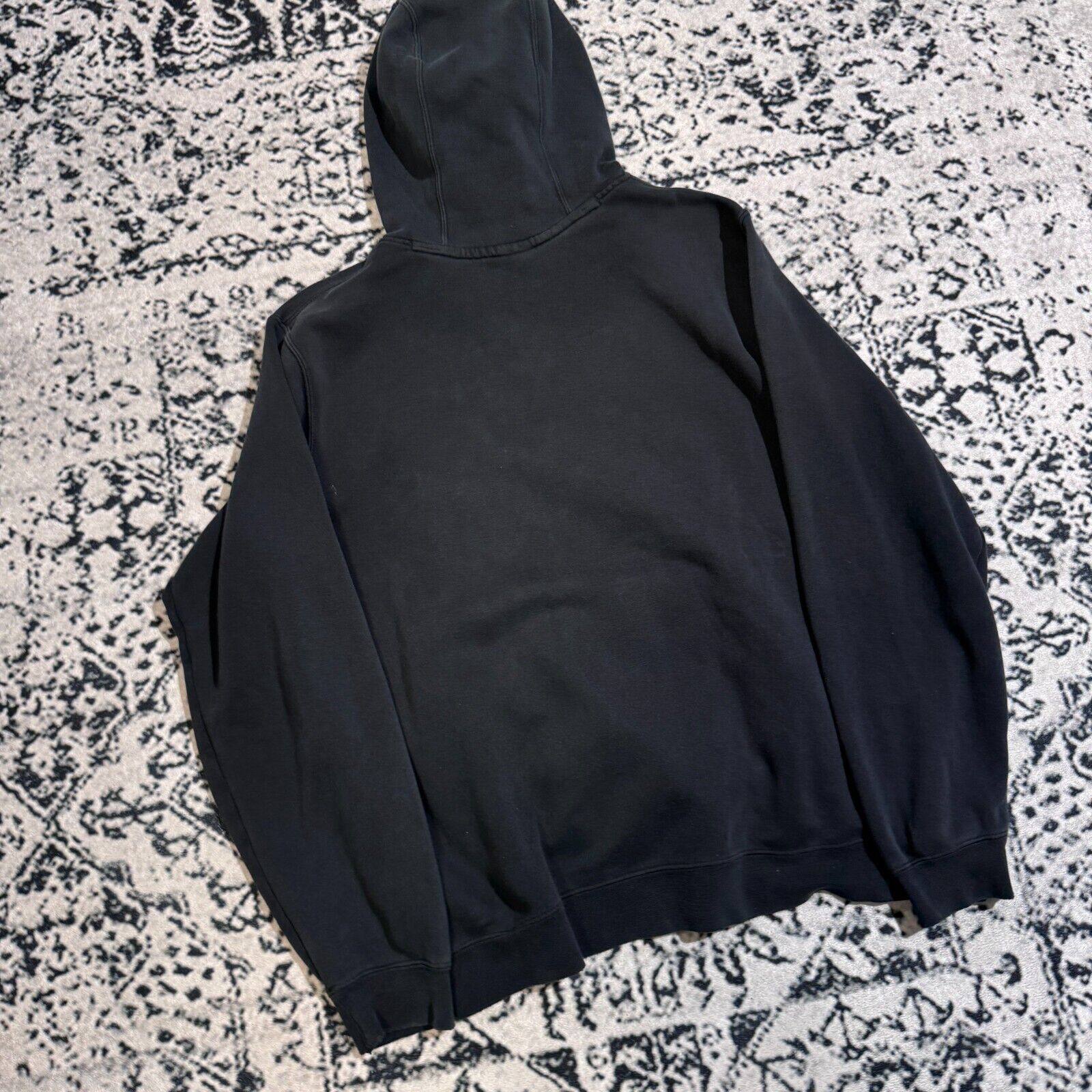 Nike × Vintage Vintage Nike Black Cotton Hoodie Size L Y2K 90s swoosh Size US L / EU 52-54 / 3 - 13 Thumbnail