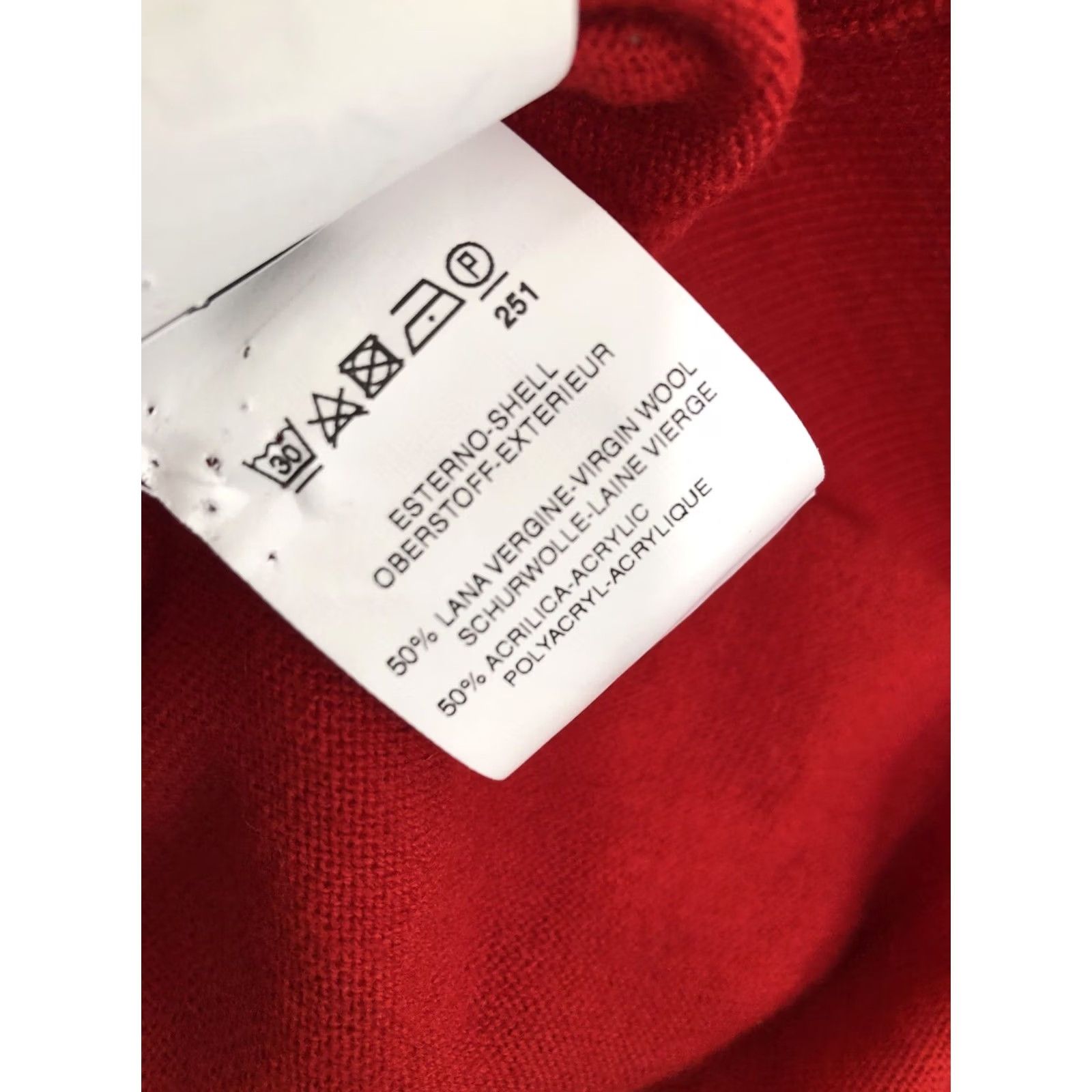 Colmar COLMAR WOOL BLEND NEW w TAGS Mens XL Sweater Vest Red Pullover Wool 23" Pit to Pit 29" Length A8 Size US XL / EU 56 / 4 - 7 Thumbnail