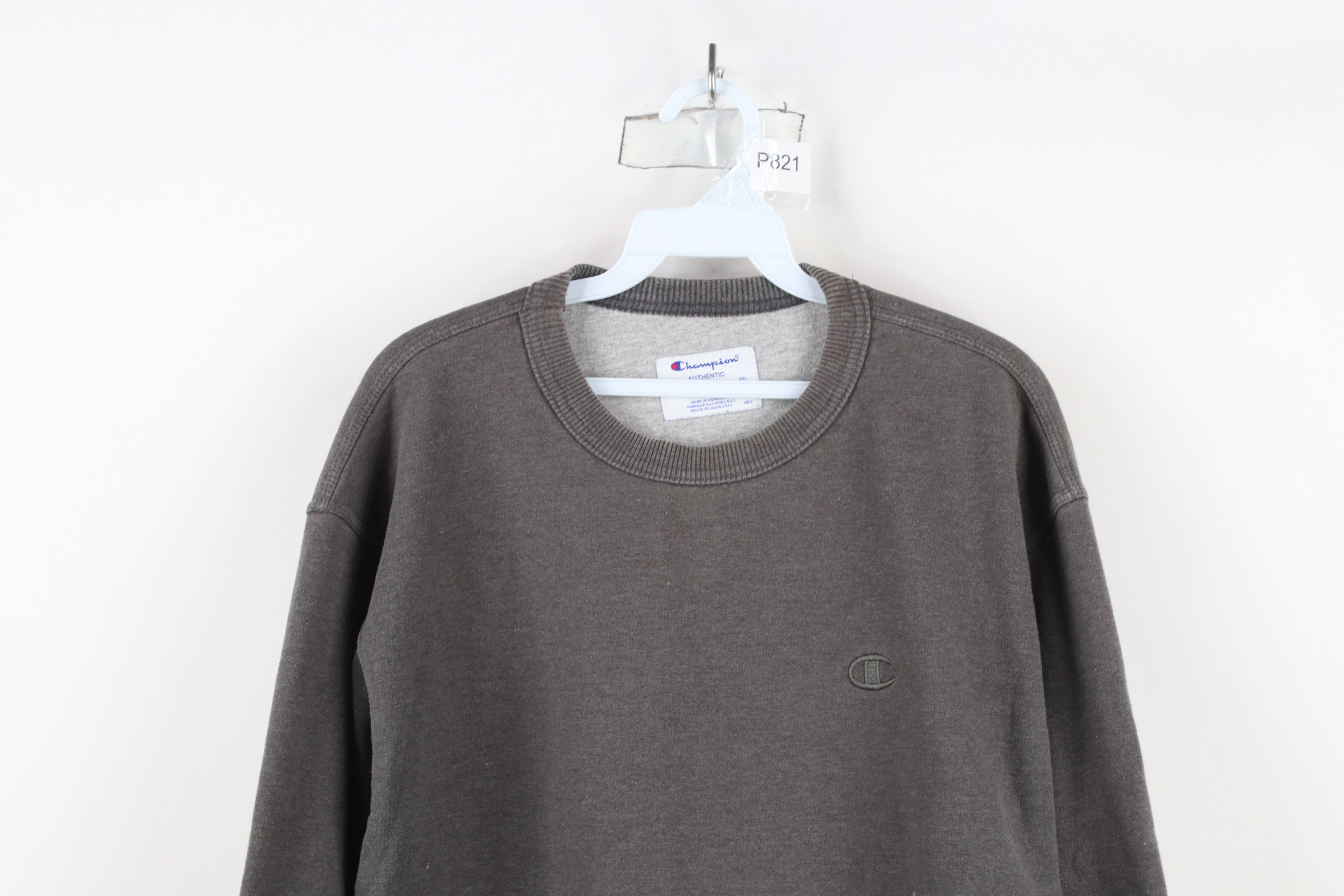 Champion × Vintage Vintage Champion Monochrome Crewneck Sweatshirt Gray Size US M / EU 48-50 / 2 - 2 Thumbnail