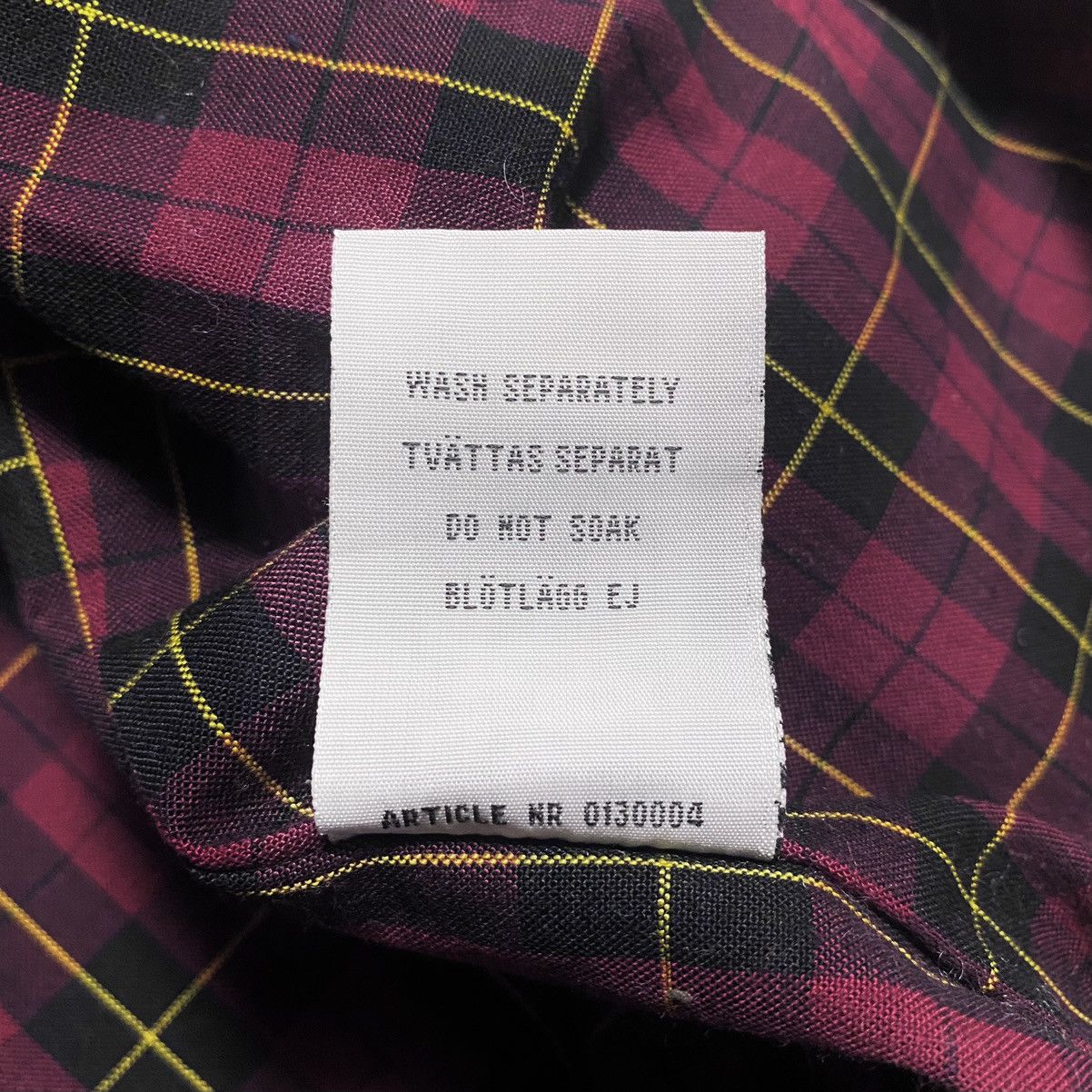 Cheap Monday Vtg Cheap Monday Embroidered Logo Black Bomber Plaid Inner Size US XS / EU 42 / 0 - 17 Thumbnail