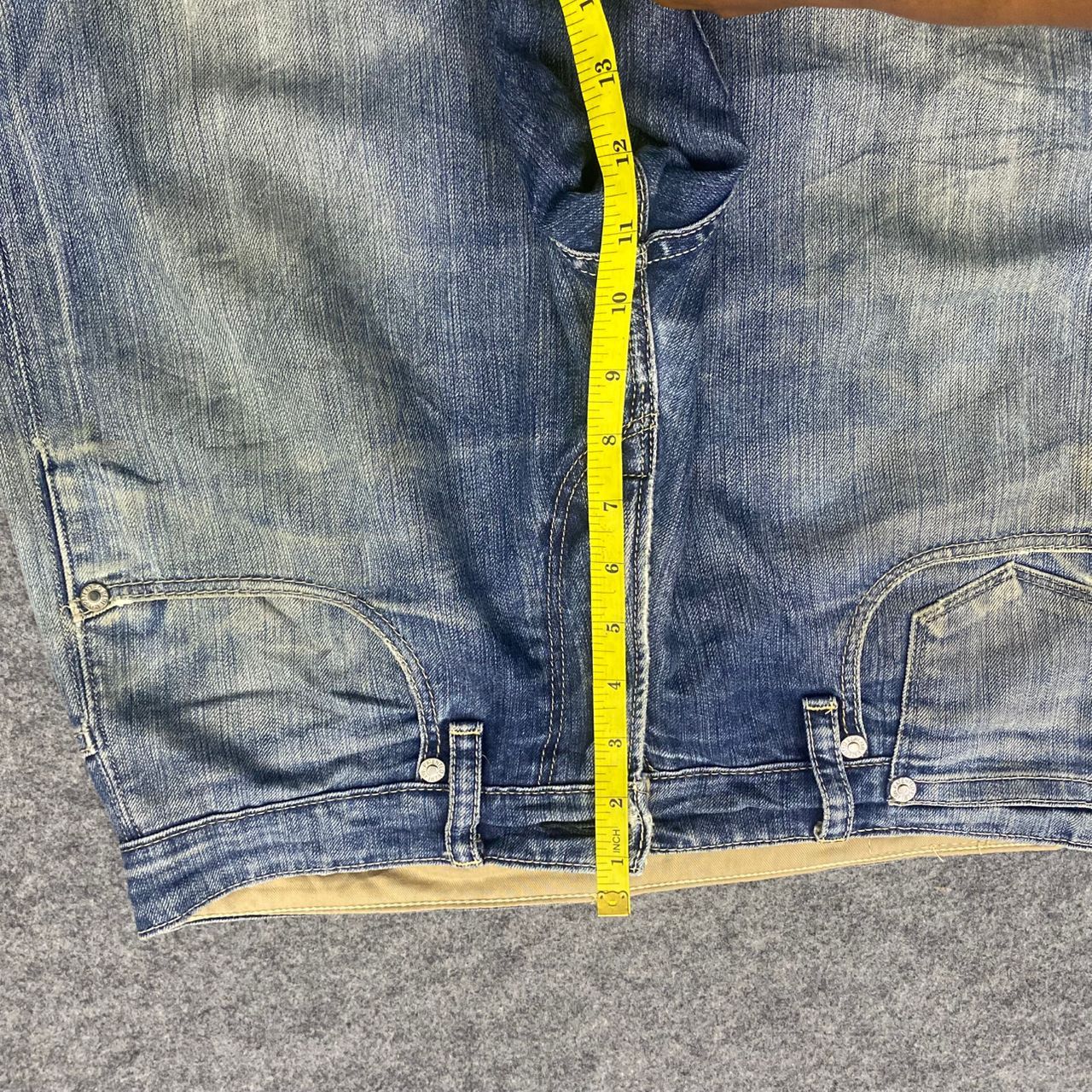 Levi's 💥Best Offer💥Vintage Levis 504 Distressed Denim Size US 34 / EU 50 - 5 Thumbnail