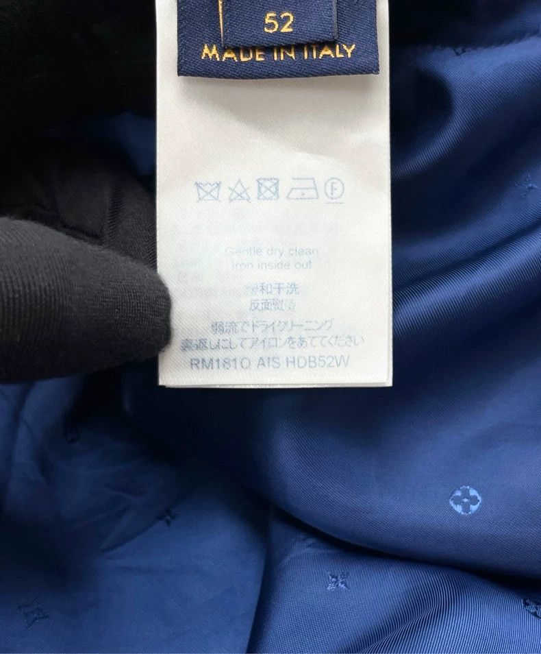 Louis Vuitton Louis Vuitton Blue Embroidered Baseball Jacket-2506 Size US L / EU 52-54 / 3 - 4 Thumbnail
