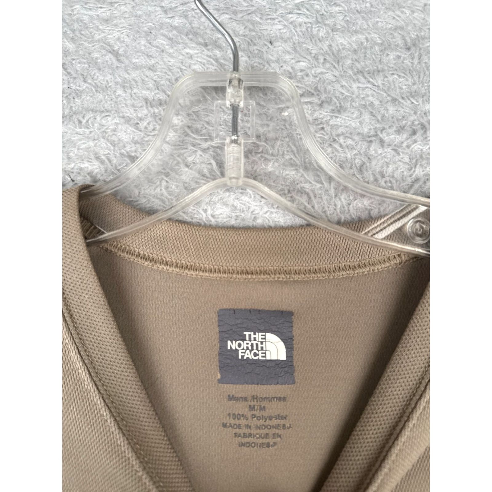 The North Face The North Face Shirt Men Medium Beige Short Sleeve Crew Vaporwick Polyester READ Size US M / EU 48-50 / 2 - 7 Thumbnail