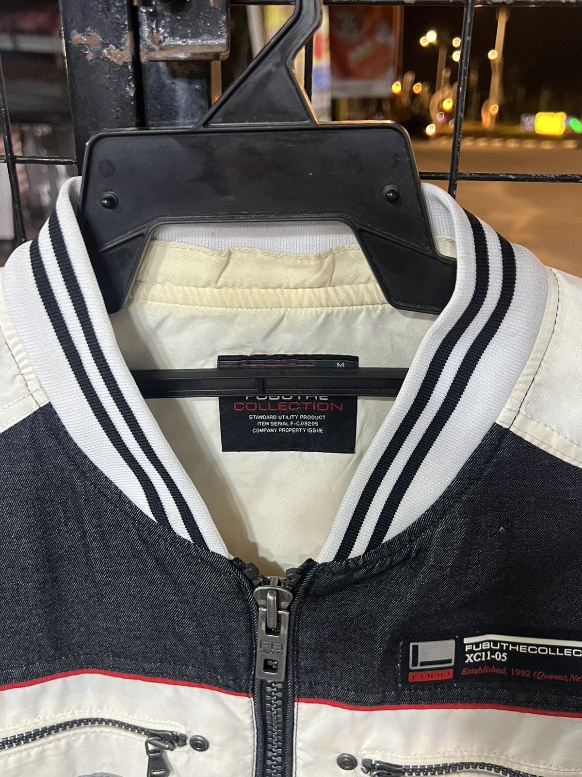 Fubu × Vintage FUBUTHE COLLECTION ZIPPER JACKET raw indigo Size US M / EU 48-50 / 2 - 3 Thumbnail