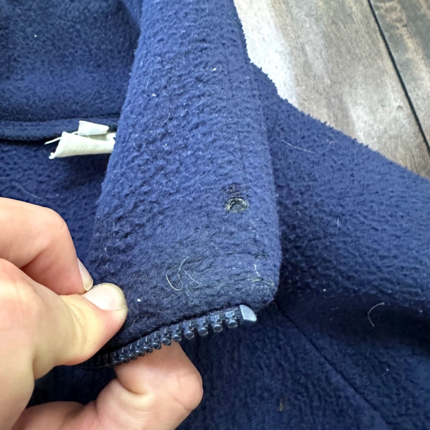 Patagonia Patagonia Vintage 80s Zip Up Fleece Jacket Navy Blue Full Bomber 90s Deep Pile Size US L / EU 52-54 / 3 - 7 Thumbnail