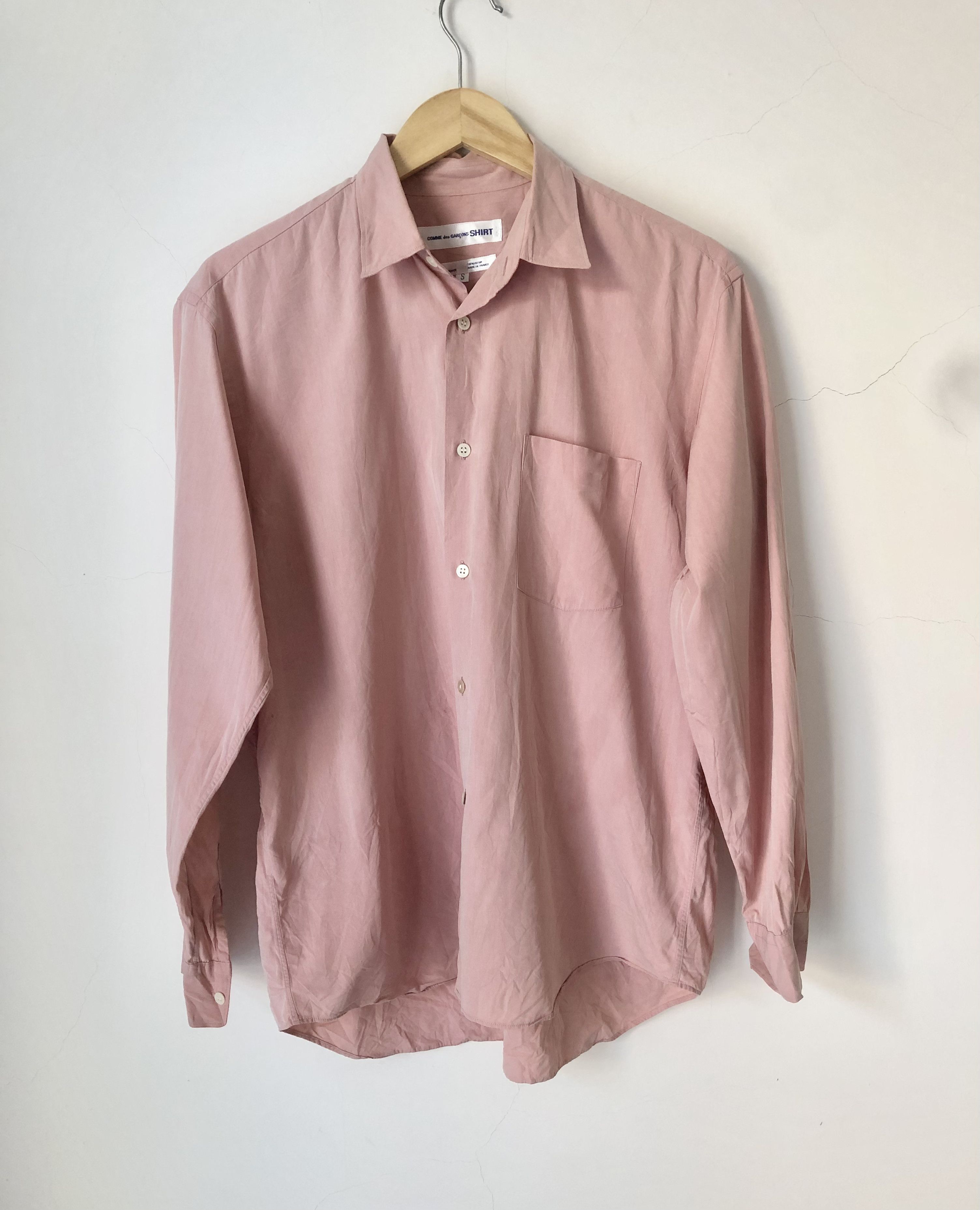 Comme des Garcons SHIRT iridescent pink shirt Size US S / EU 44-46 / 1 - 1 Thumbnail