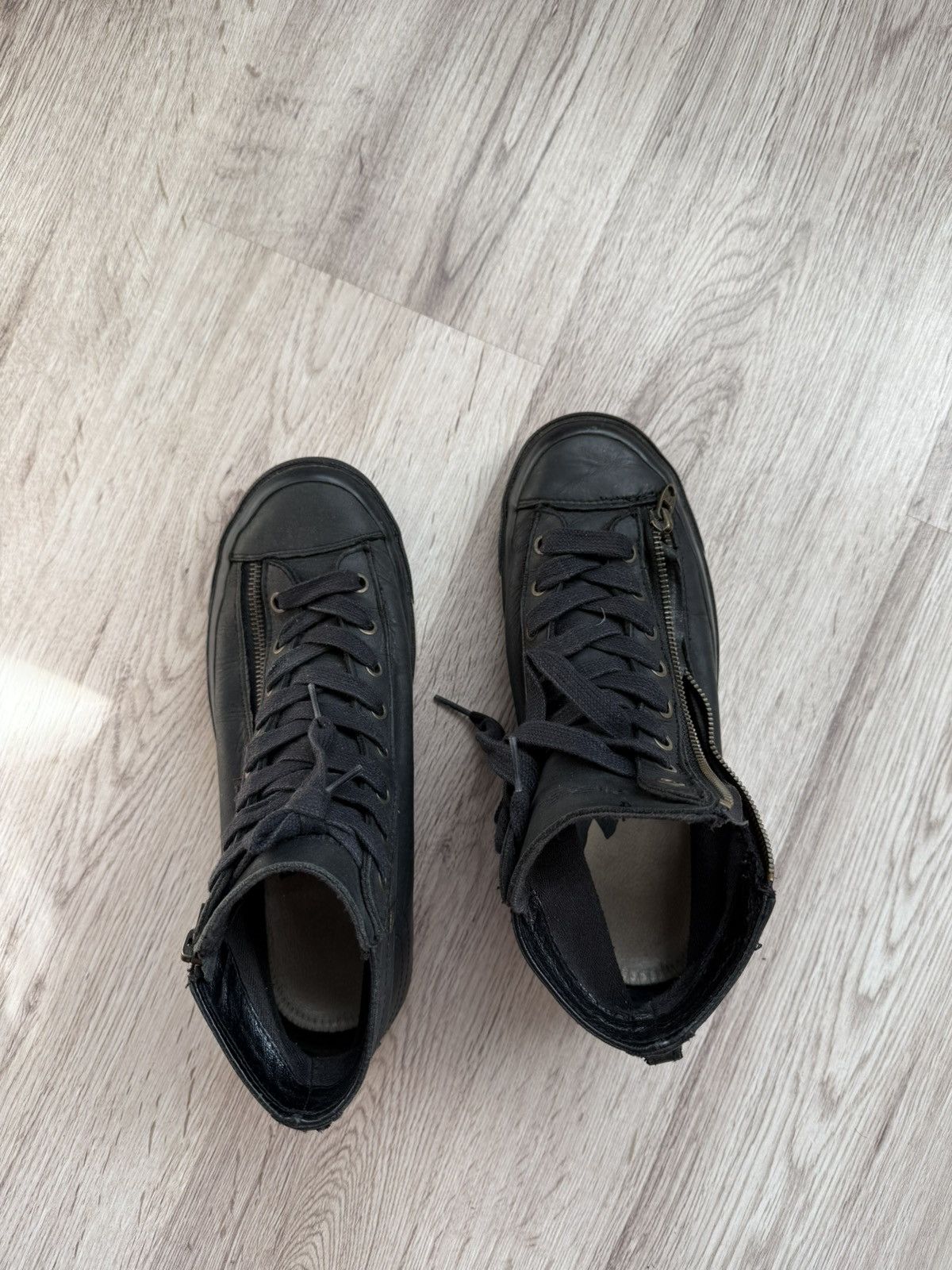 Diesel Diesel Expo Zip Leather Boots US 7.5 Black Side Zip Size US 7.5 / EU 40-41 - 18 Thumbnail