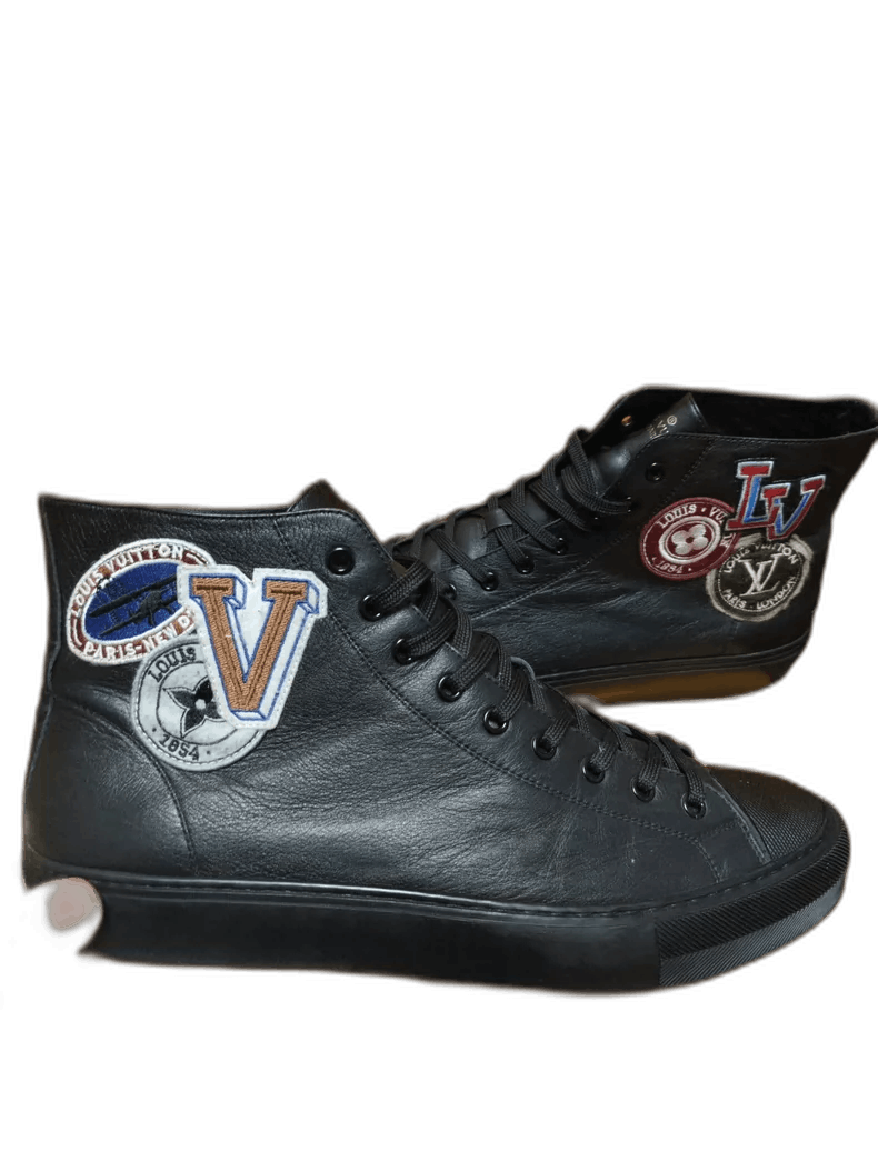 Louis Vuitton Louis Vuitton Embroidered High Top Sneakers Size US 9 / EU 42 - 1 Thumbnail
