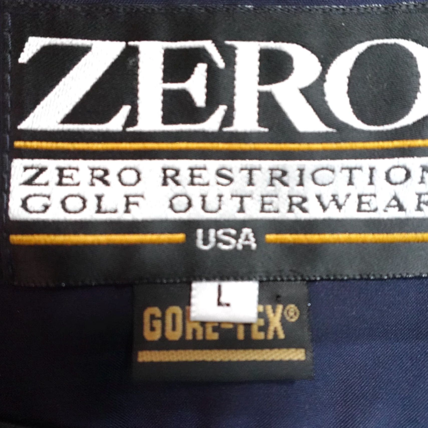 Vintage Zero Restriction Jacket Blue Gore Tex Windbreaker L USA Golf 1/4 Zip Men’s Medium? Size US L / EU 52-54 / 3 - 3 Thumbnail